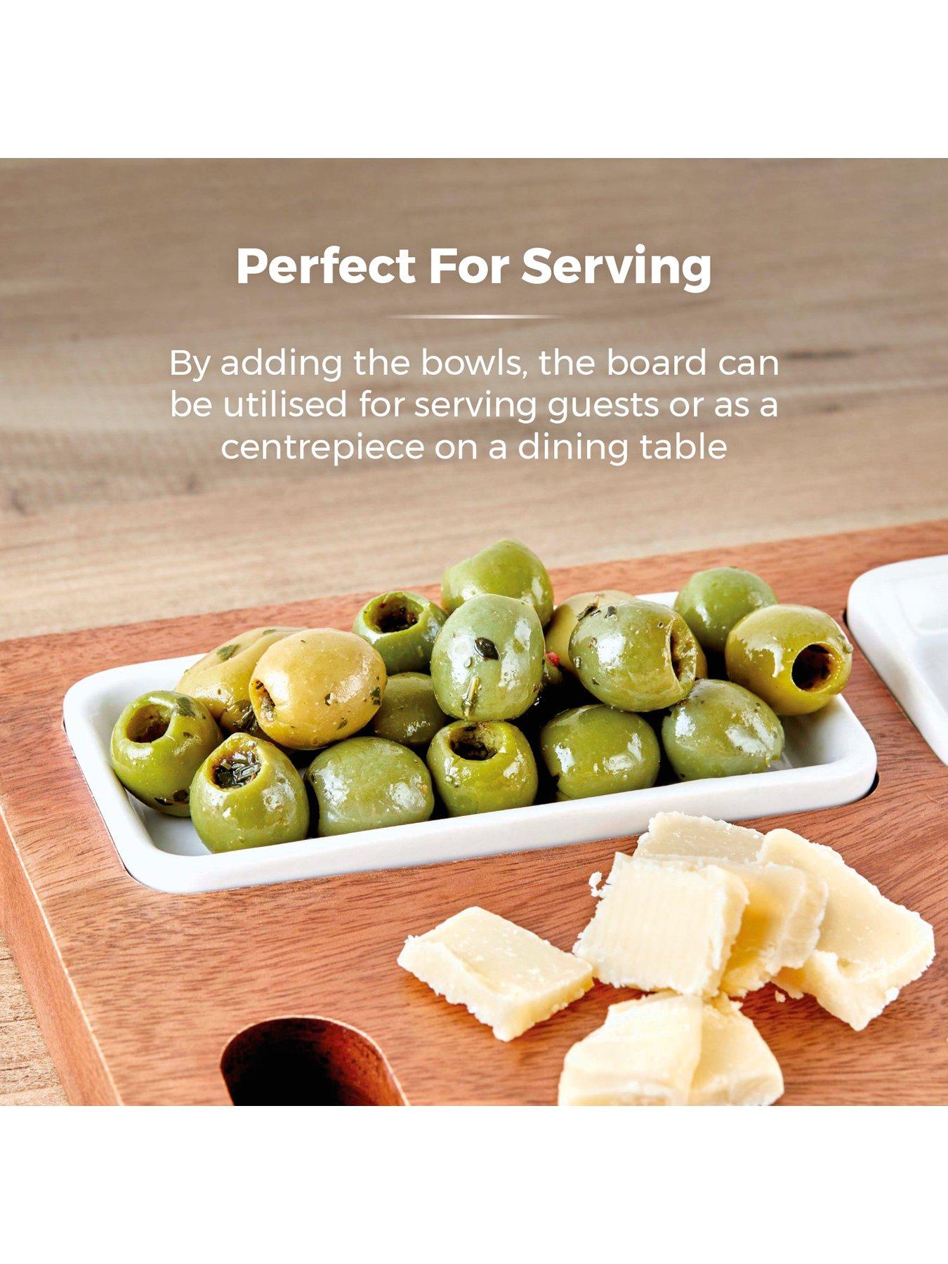  image of tower-chopping-board-with-dipping-bowls