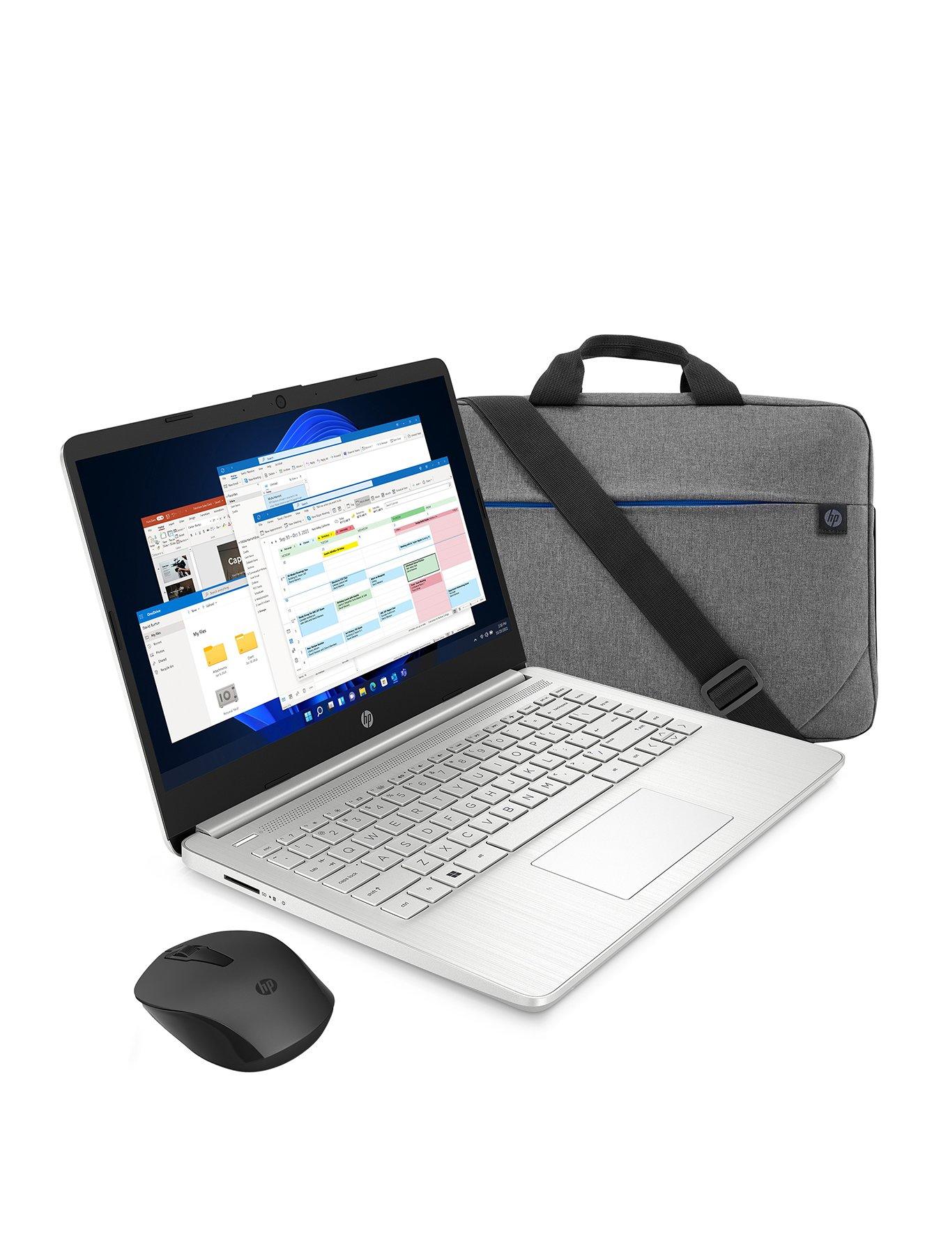 Image 2 of 8 of HP Laptop 14s-dq5013na with HP 150 mouse &amp; Prelude 15.6 Bag - Intel Core i3 - 4GB RAM - 128GB SSD - 14in Full HD - Silver