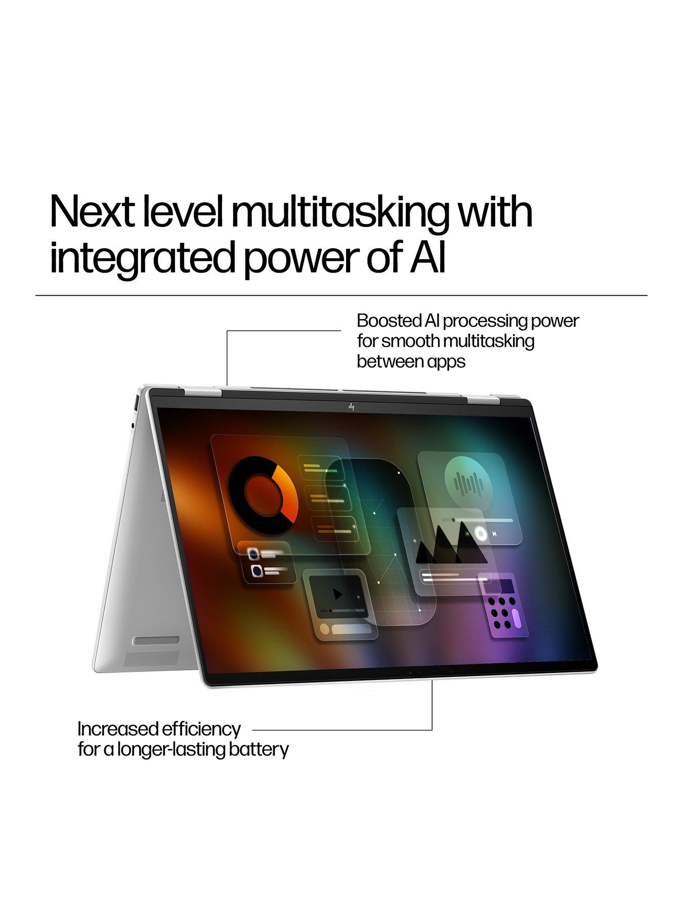 Image 3 of 8 of HP ENVY x360 16-ac0010na Laptop - Intel<sup>&reg;</sup> Core&trade; Ultra 5 Processor, 8GB RAM, 512GB SSD, 16in WUXGA Touchscreen, 3-Year HP Care Pack Warranty Included