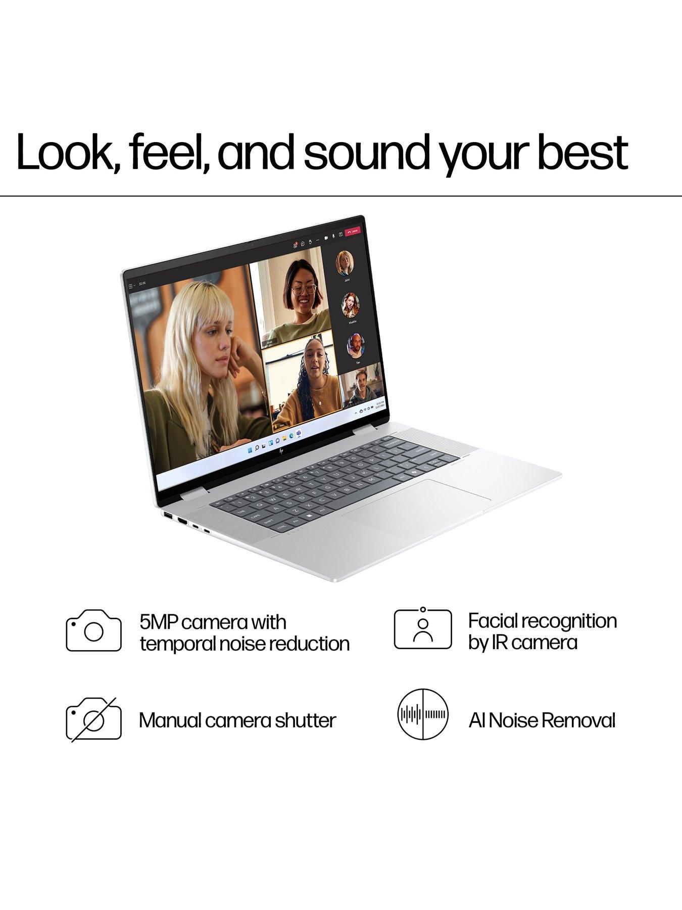 Image 5 of 8 of HP ENVY x360 16-ac0010na Laptop - Intel<sup>&reg;</sup> Core&trade; Ultra 5 Processor, 8GB RAM, 512GB SSD, 16in WUXGA Touchscreen, 3-Year HP Care Pack Warranty Included