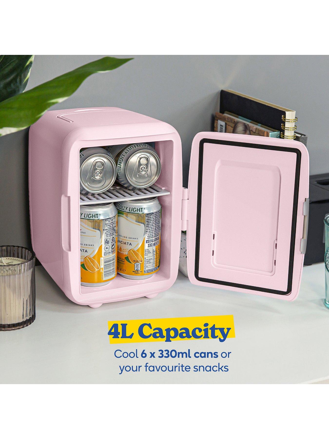  image of russell-hobbs-rh4clr1001p-mini-cooler-4l-pink