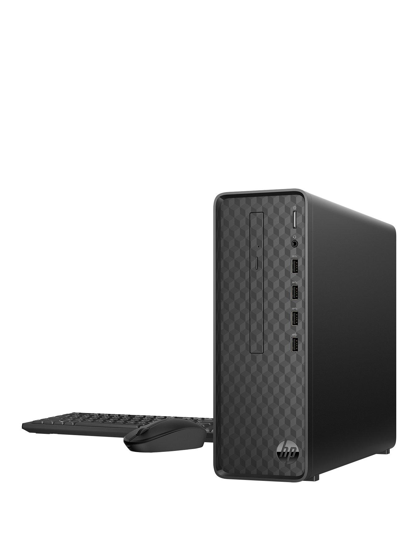 Image 1 of 7 of HP Slim Desktop PC S01-pF2003na - Intel Core i3, 8GB RAM, 256GB SSD, DVD/CD Drive