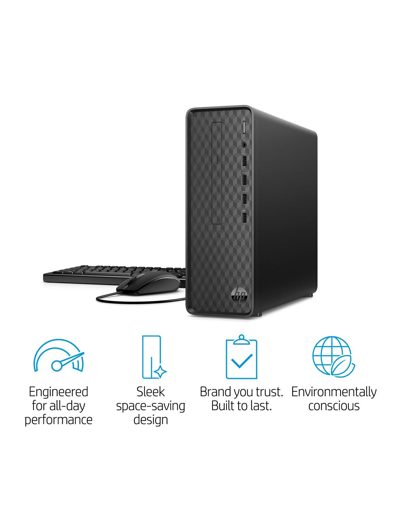 Image 4 of 7 of HP Slim Desktop PC S01-pF2003na - Intel Core i3, 8GB RAM, 256GB SSD, DVD/CD Drive