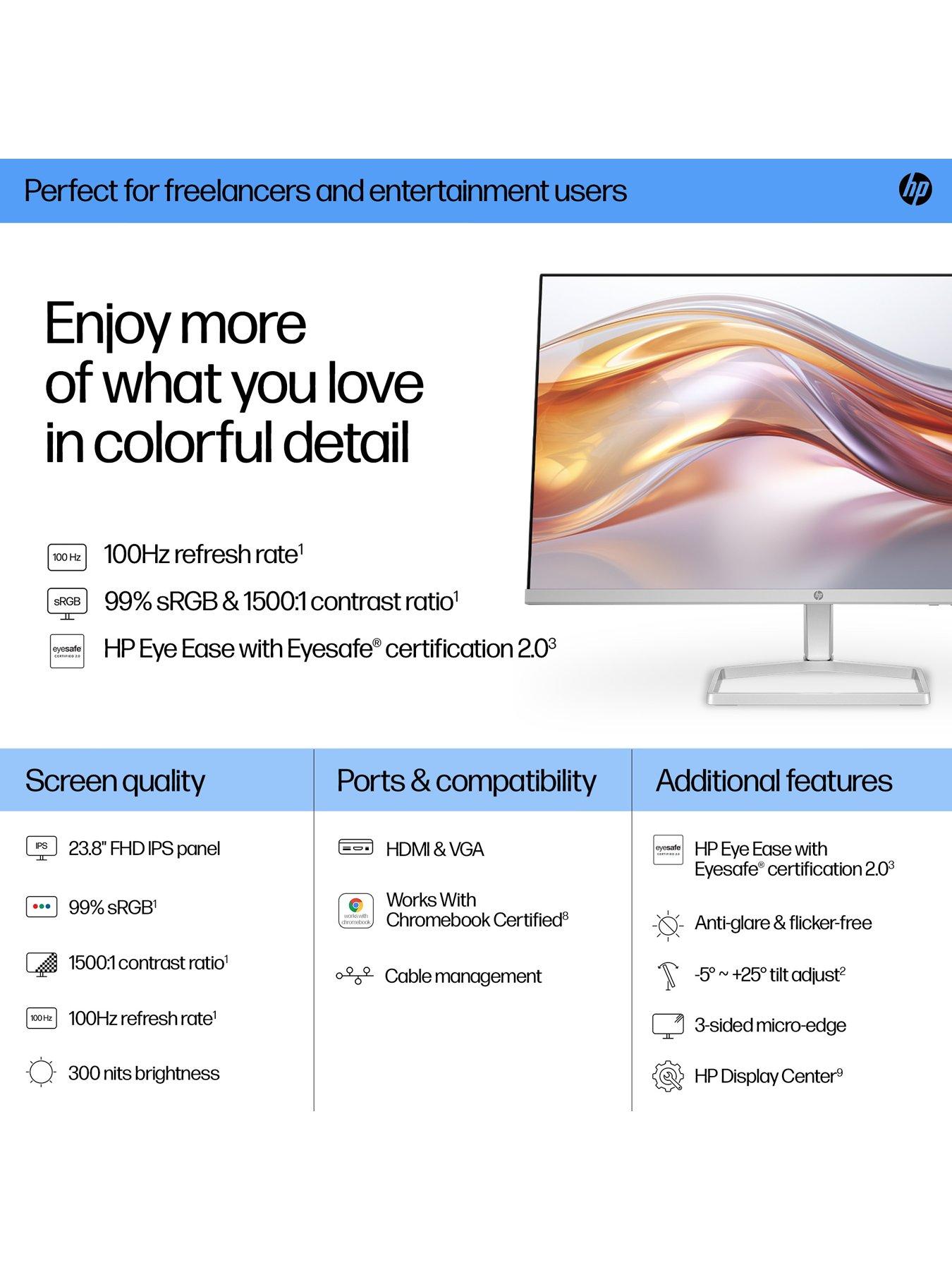  image of hp-series-5-524sf-monitor-24in-ips-full-hd-100hz-silverblack
