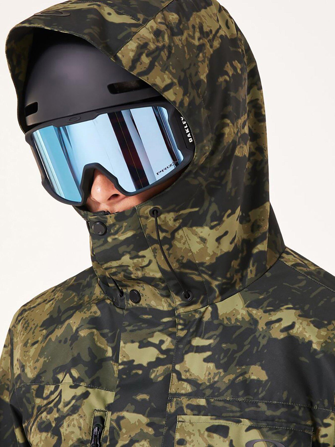  image of oakley-mens-core-divisional-rc-insulated-ski-jacket-camo