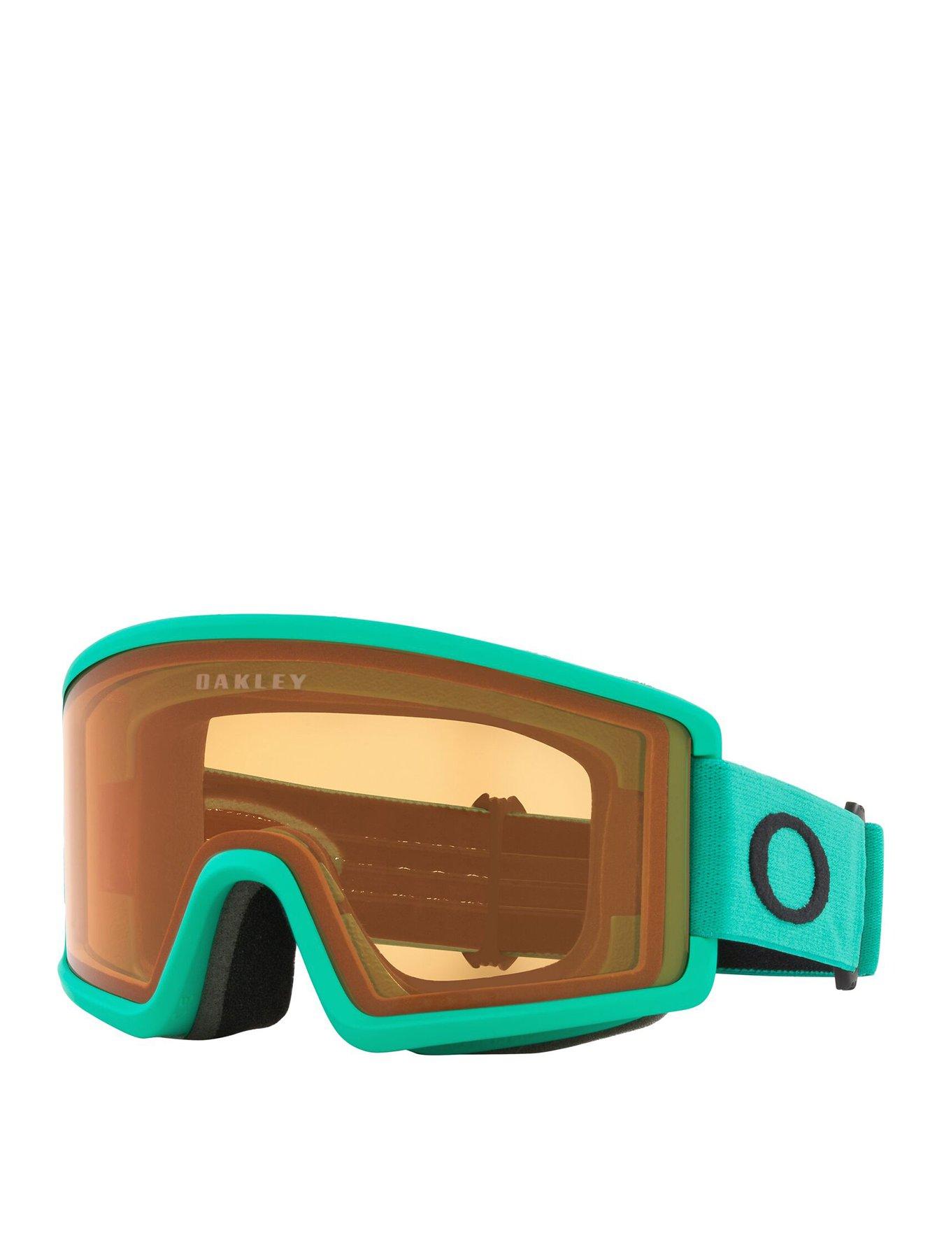 Oakley Womens Target Line Ski Goggles Matte White Persimmon littlewoods