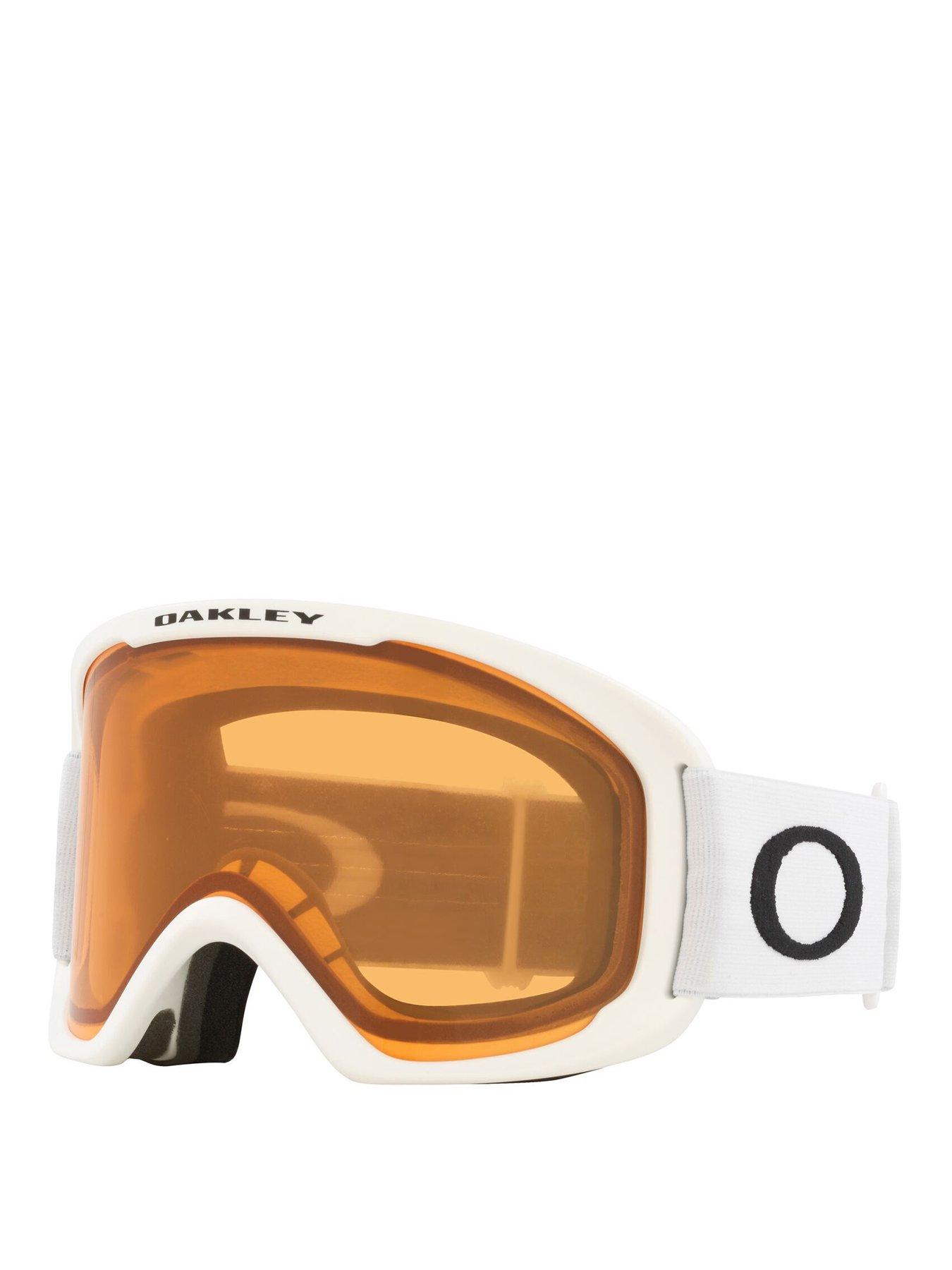  image of oakley-mens-o-frame-20-pro-snow-gogglesnbsp--matte-whitepersimmon