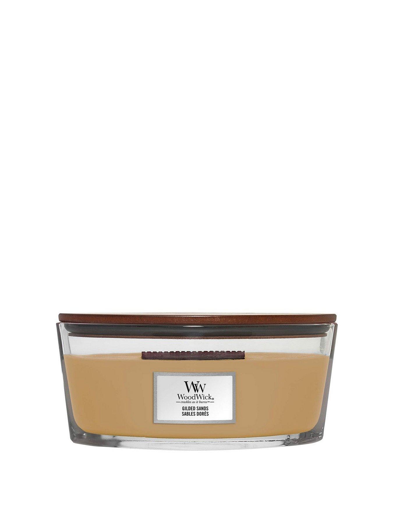 Image 2 of 2 of WoodWick Gilded Sands Ellipse Candle