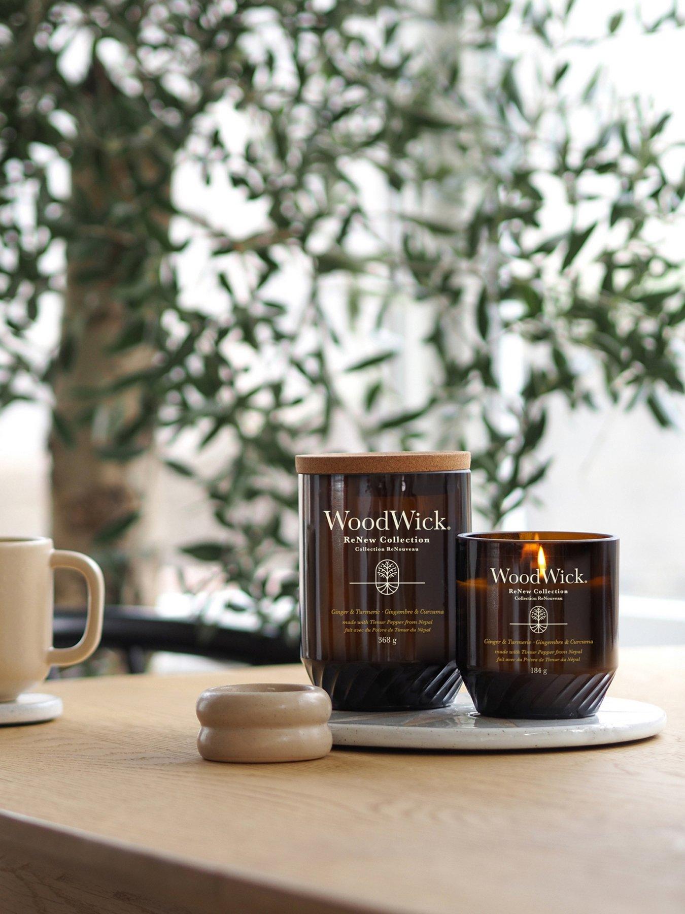  image of woodwick-renew-ginger-amp-tumeric-large-candle