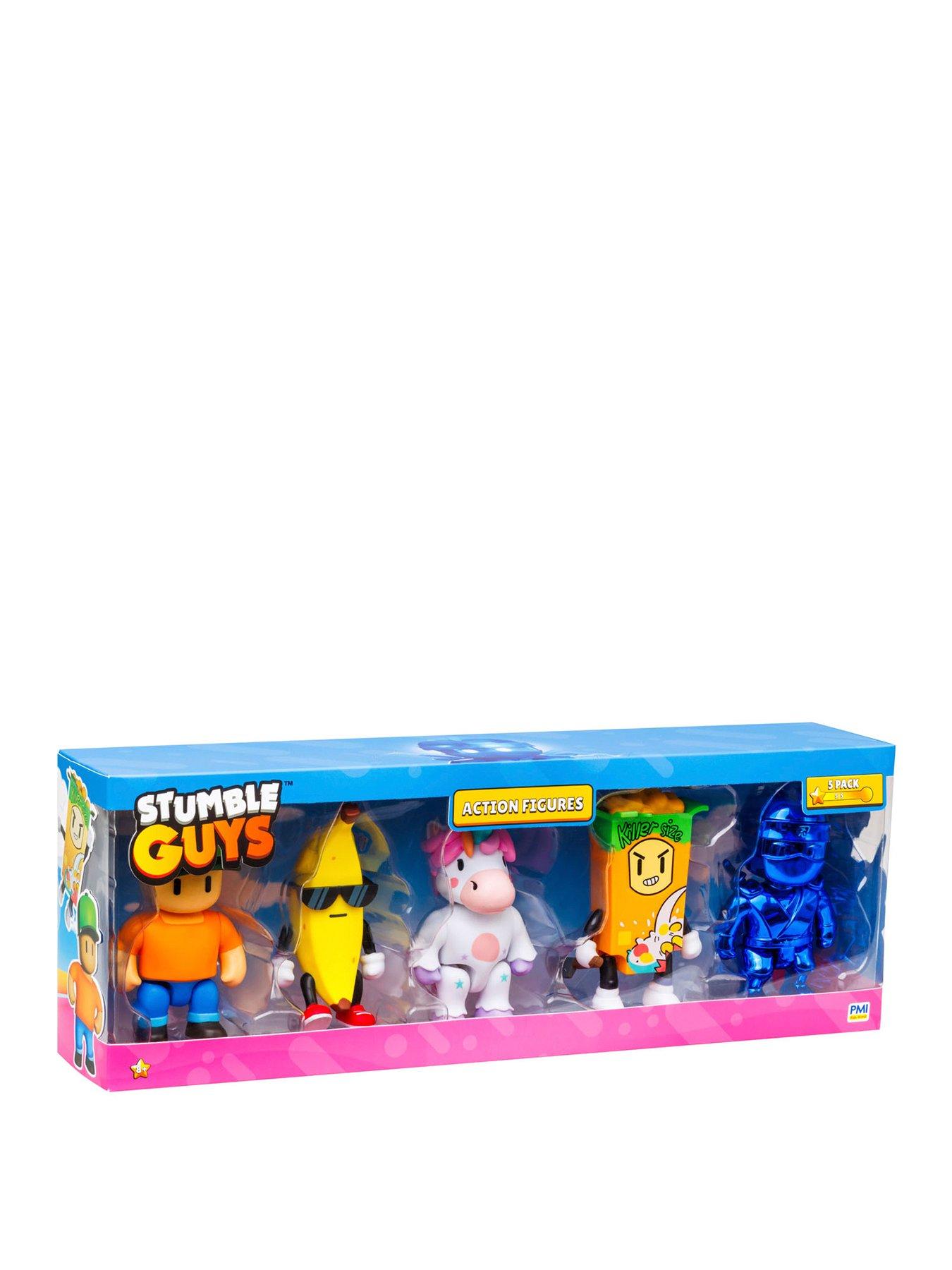 undefined Stumble Guys 4.5" Action Figures 5PK Window Box - Mr. Stumble, Banana Guy, Sprinkles, Cerial Killer, Dynamitron