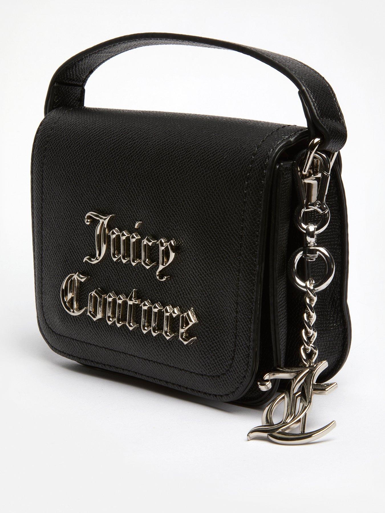 【Juicy Couture】Jasmine ミニポーチ付き バッグ Juicy Couture Jasmine Small Crossbody Bag - Black | Littlewoods