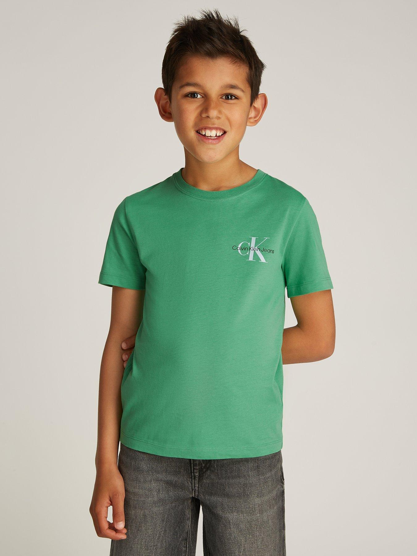 calvin-klein-jeans-kids-chest-monologo-short-sleeve-t-shirt-green