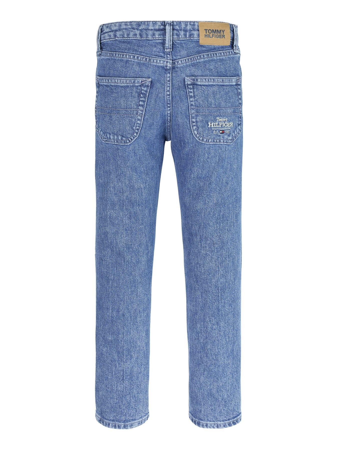  image of tommy-hilfiger-boys-modern-straight-saltpepper-jeans-blue
