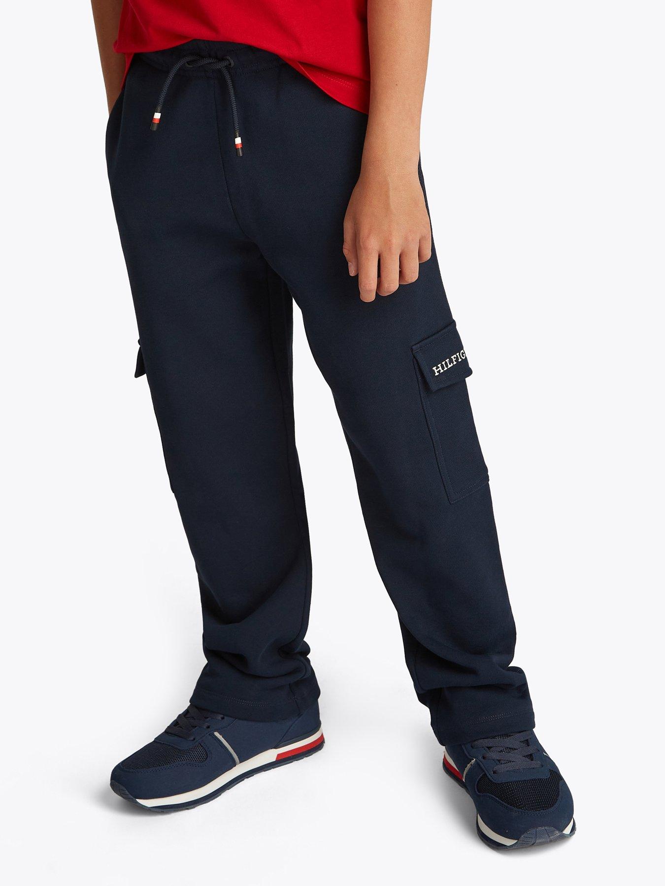 tommy-hilfiger-kids-monotype-cargo-sweatpants-navy