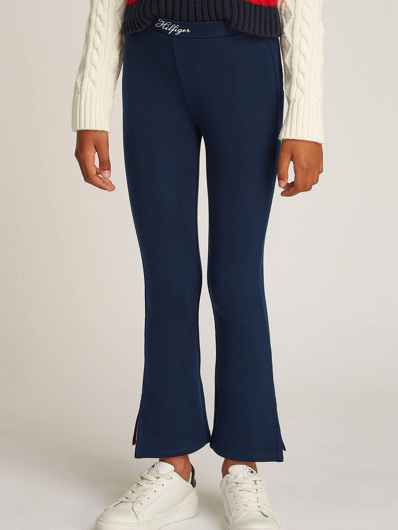 tommy-hilfiger-girls-varsity-flare-leggings-navy