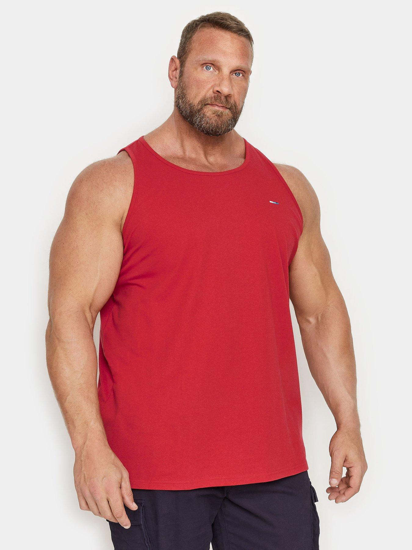  image of badrhino-marl-vest-red