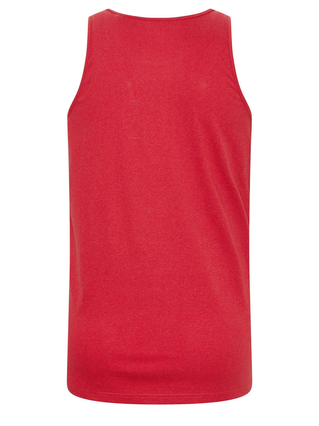  image of badrhino-marl-vest-red