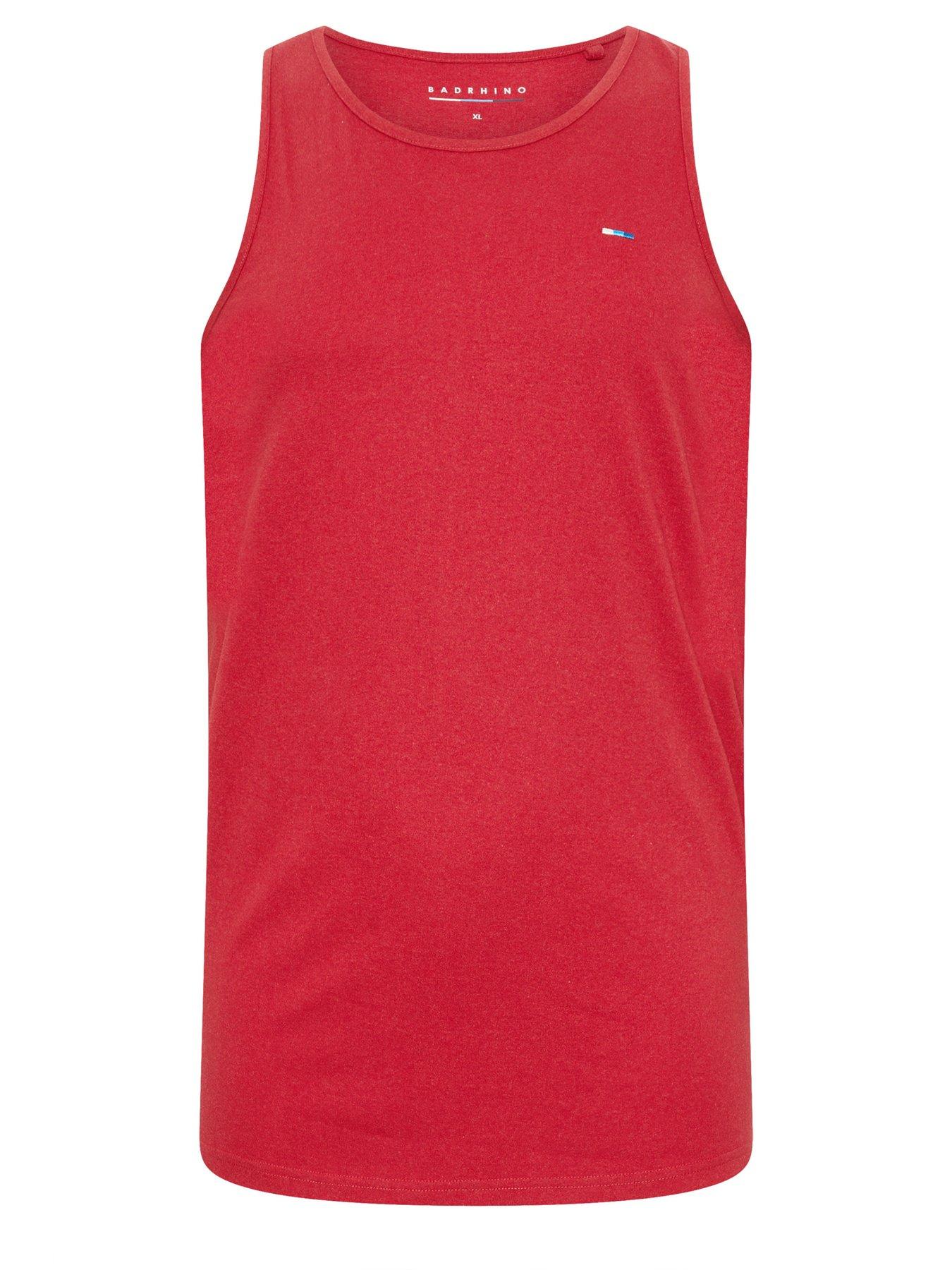  image of badrhino-marl-vest-red