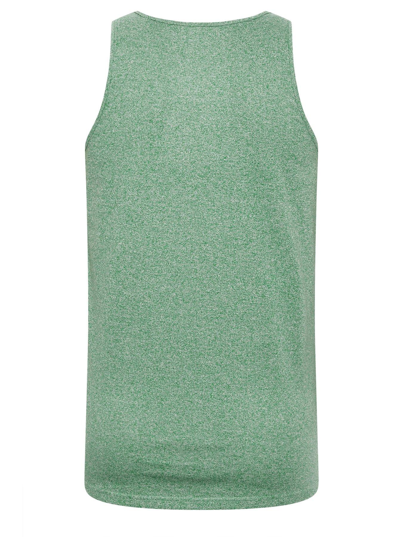  image of badrhino-marl-vest-green