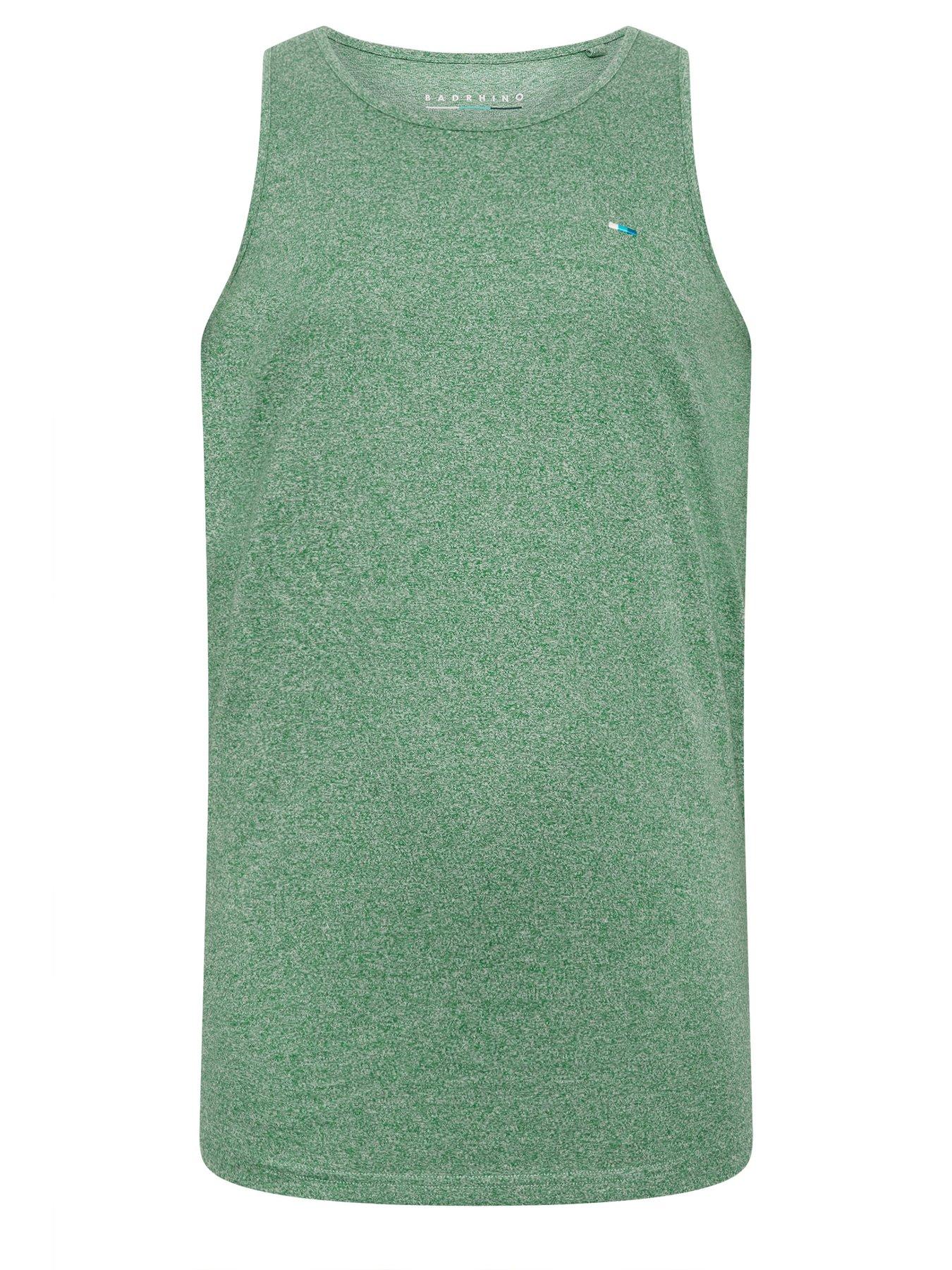  image of badrhino-marl-vest-green
