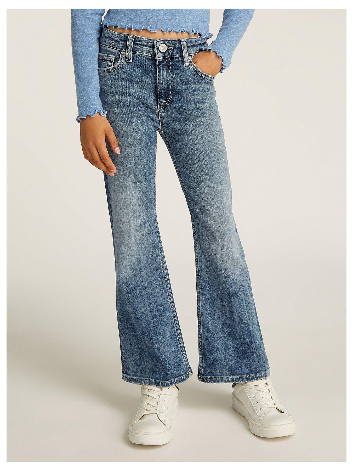 tommy-hilfiger-girls-flare-vintage-jeans-blue