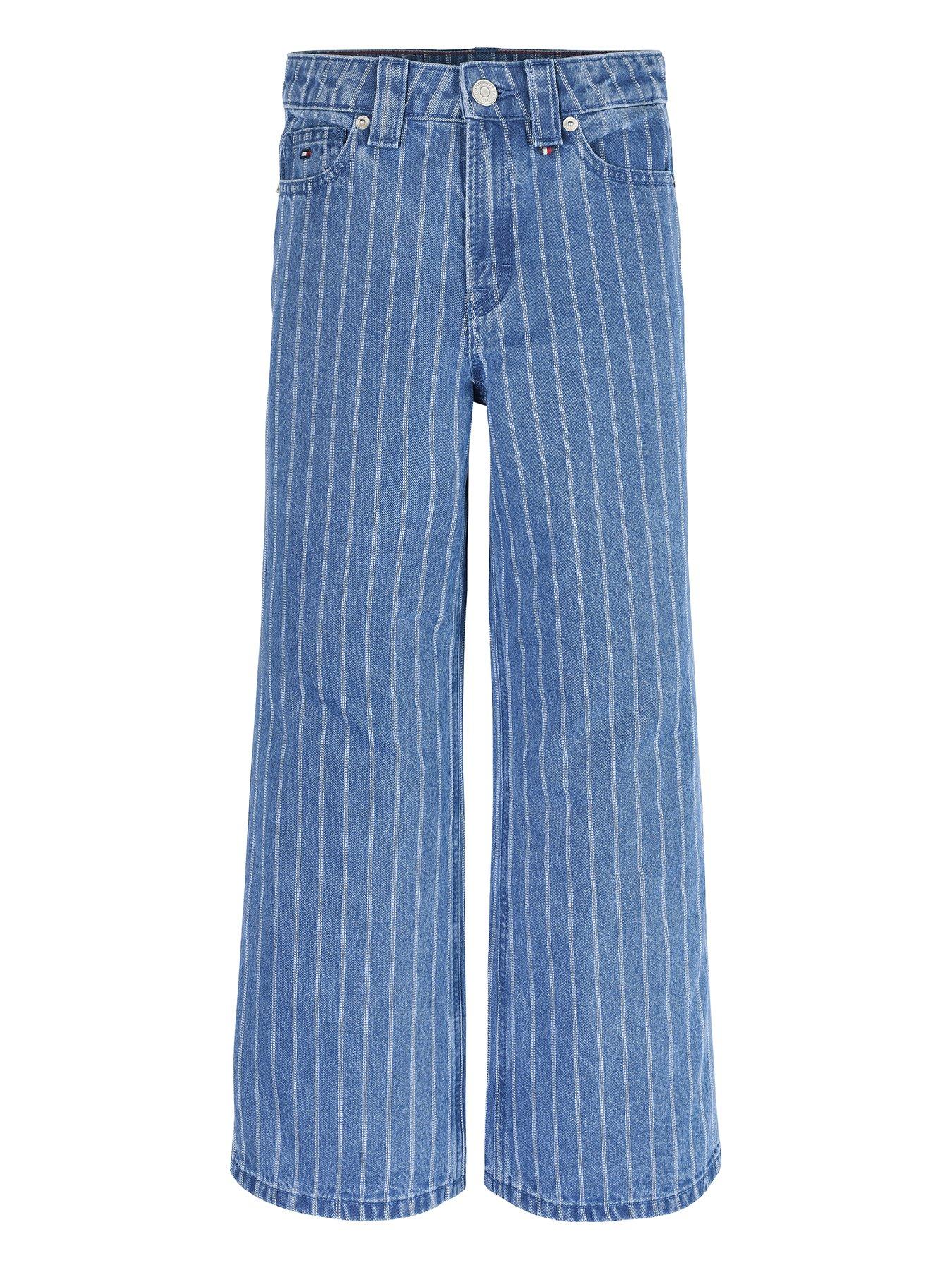 tommy-hilfiger-girls-mabel-stripe-wide-leg-jeans-blue