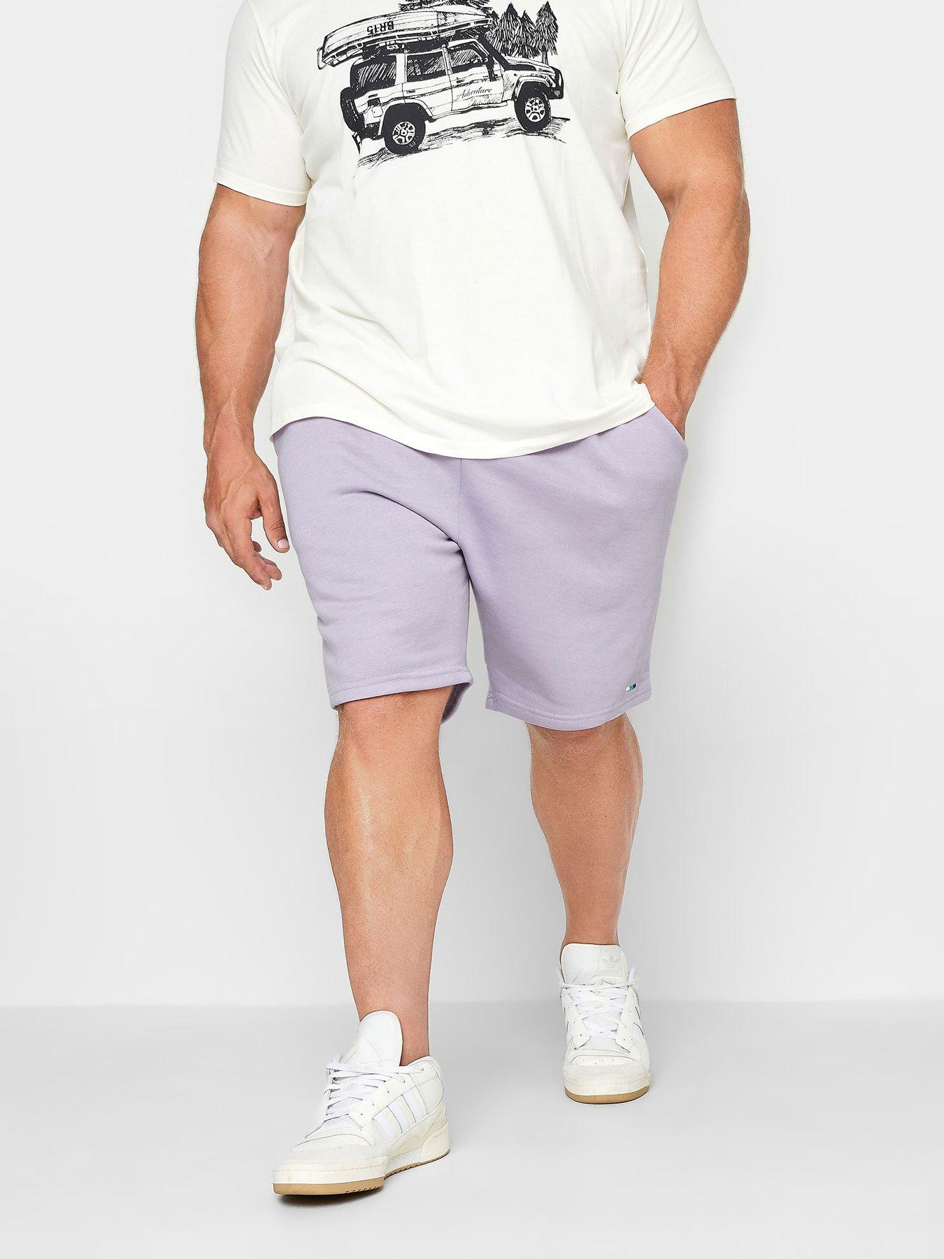 badrhino-lilac-jogger-shorts