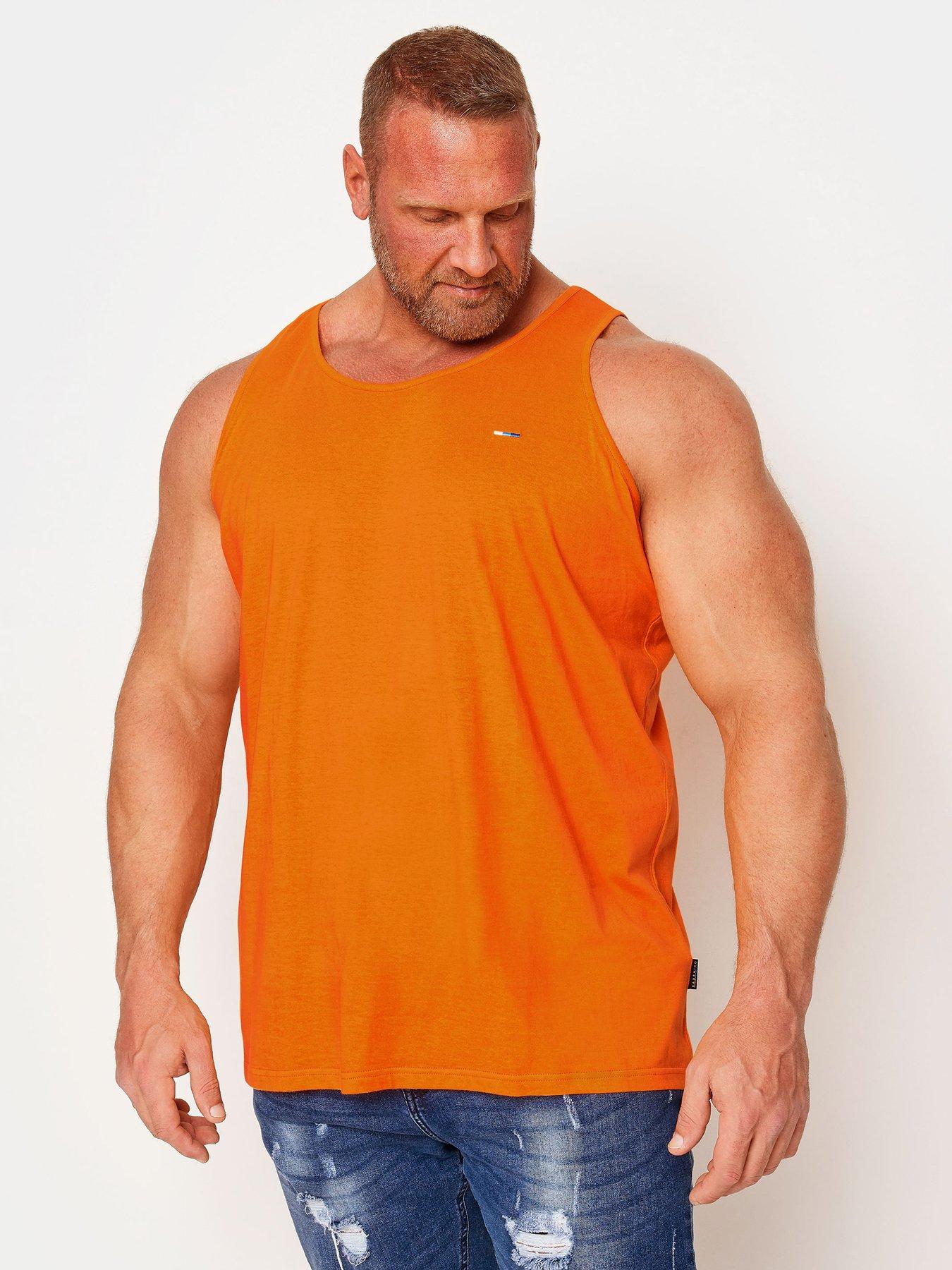 badrhino-plain-vest-sun-orange