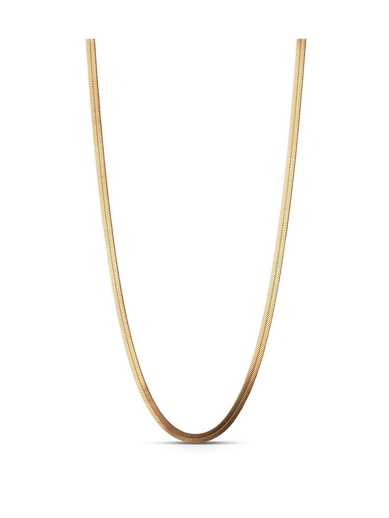 Image 1 of 5 of ENAMEL Copenhagen ,Caroline 18k Gold Plated  Sterling Silver Necklace
