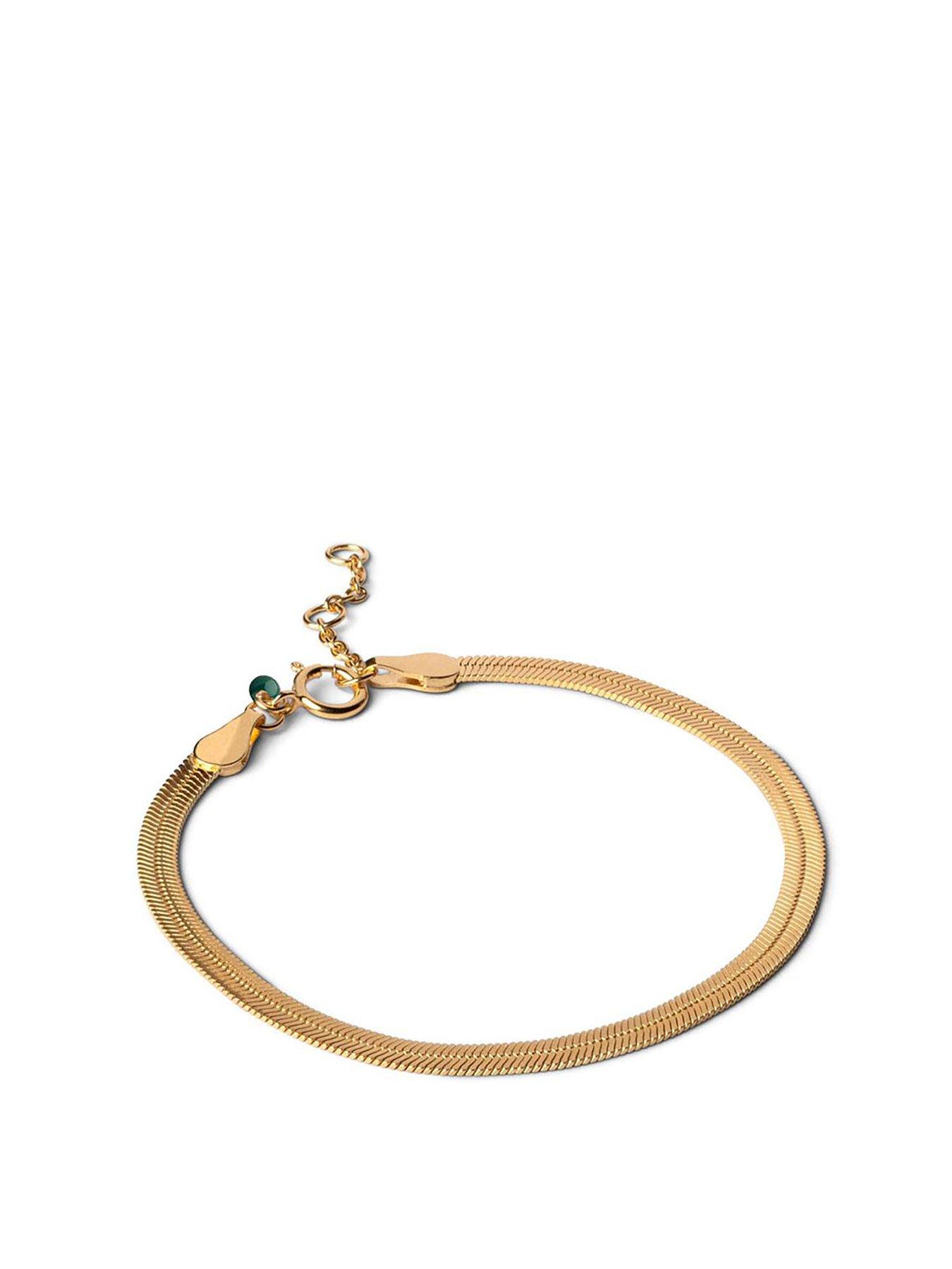 undefined Caroline Bracelet, 18ct Gold Plated 925 Sterling Silver