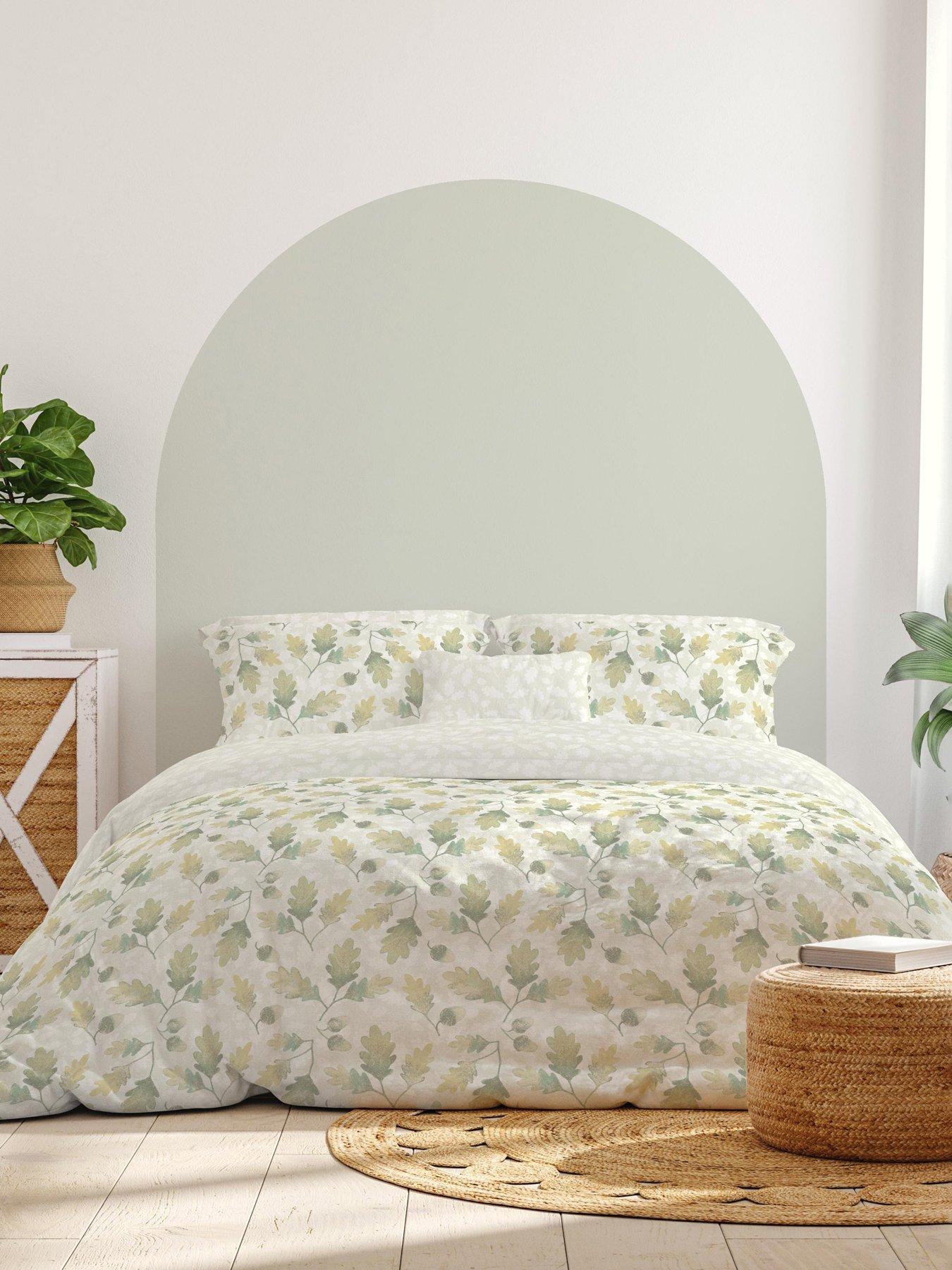 Copenhagen Home Oak Leaf Fresh Green Duvet Set