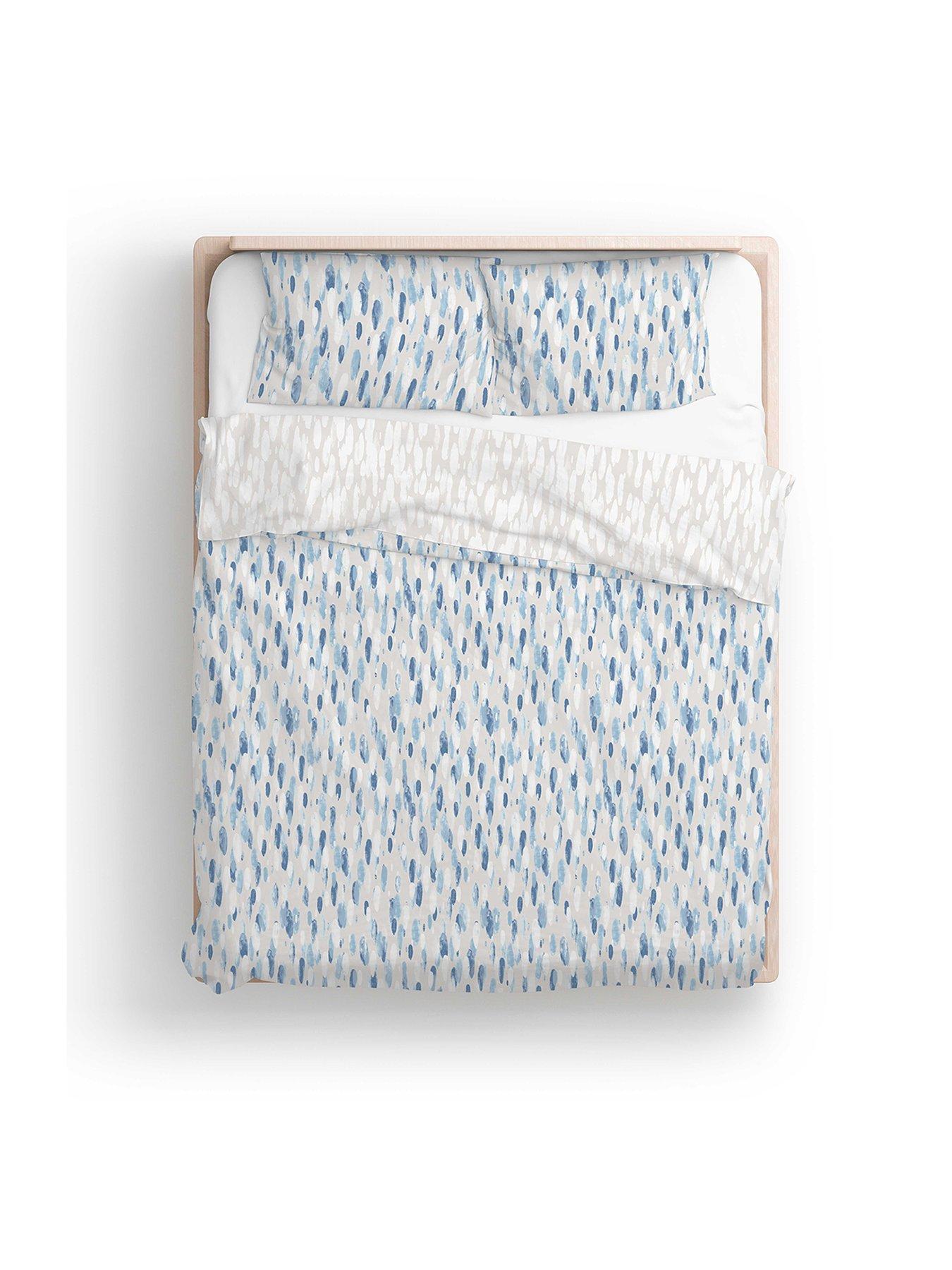 Image 2 of 3 of Copenhagen Home Rayne Blue Duvet Set