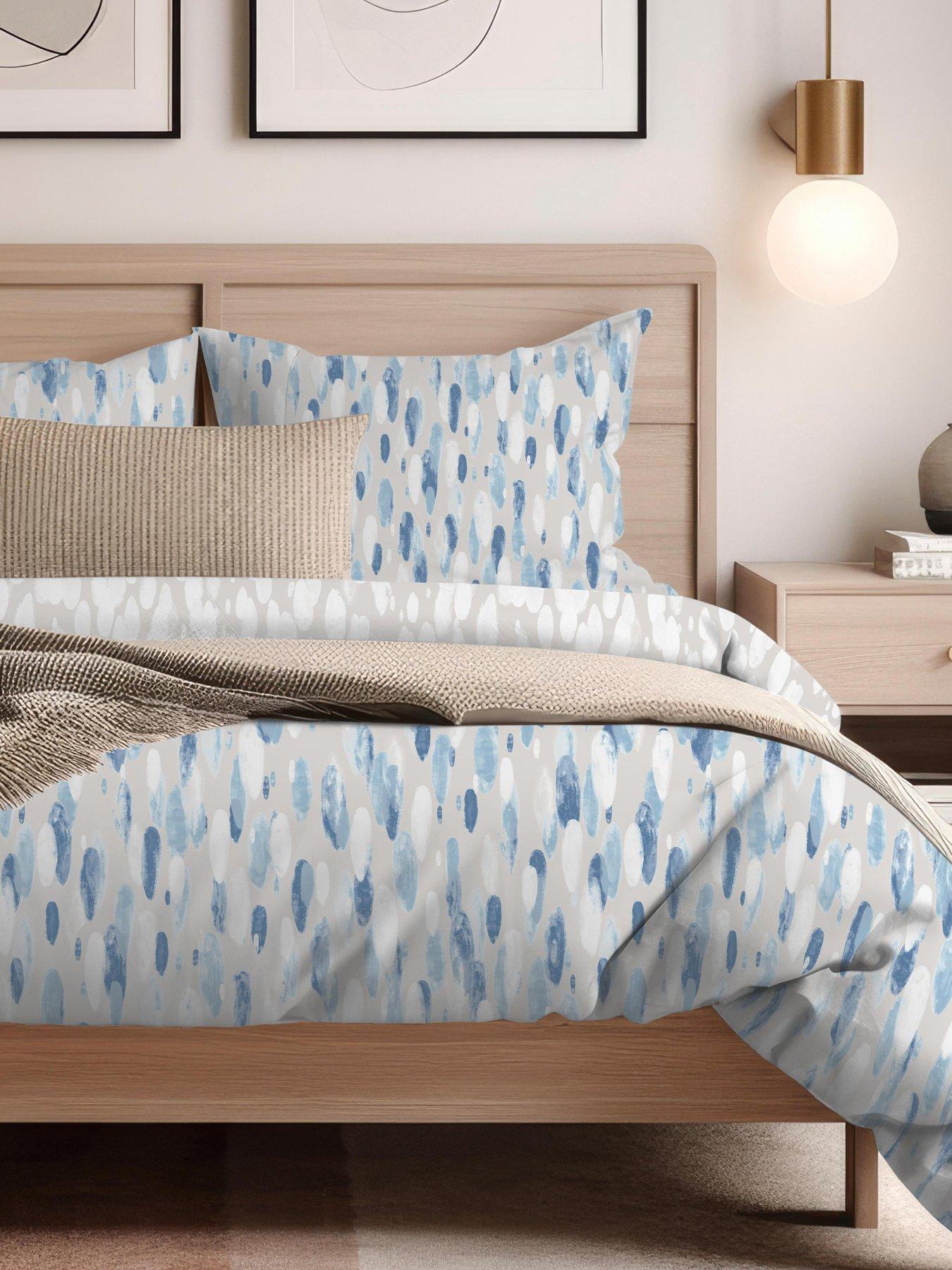 Image 3 of 3 of Copenhagen Home Rayne Blue Duvet Set