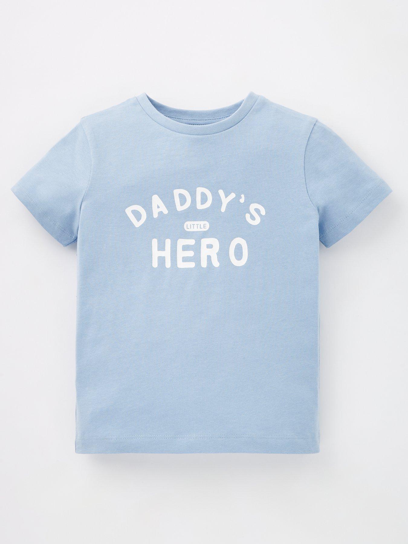  image of mini-v-by-very-boys-daddys-hero-short-sleeve-t-shirt-multi
