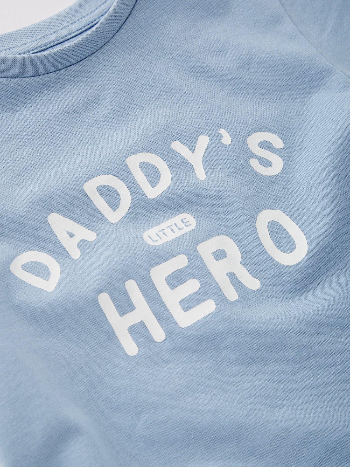  image of mini-v-by-very-boys-daddys-hero-short-sleeve-t-shirt-multi