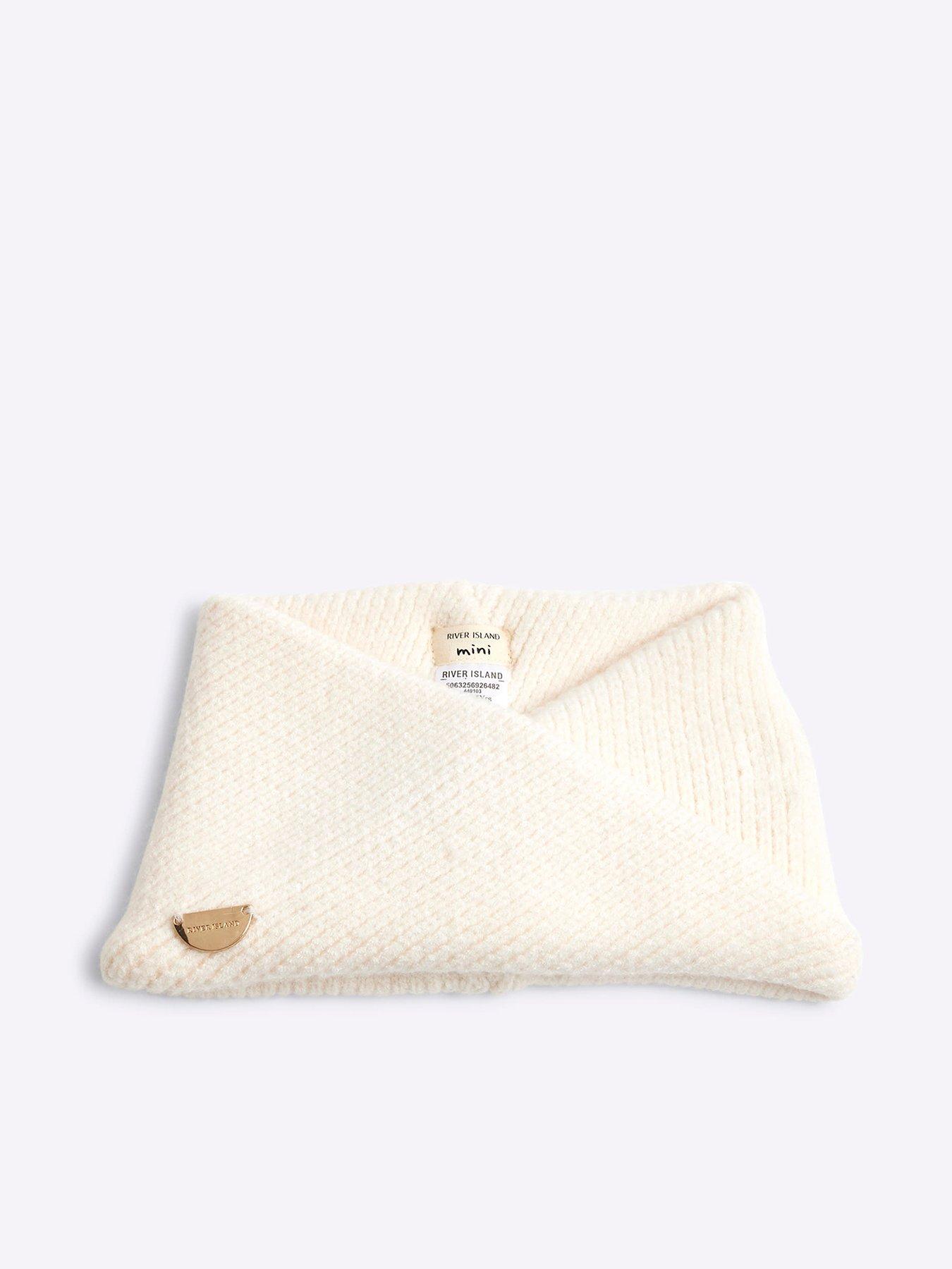 front image of river-island-mini-mini-girl-snood-cream