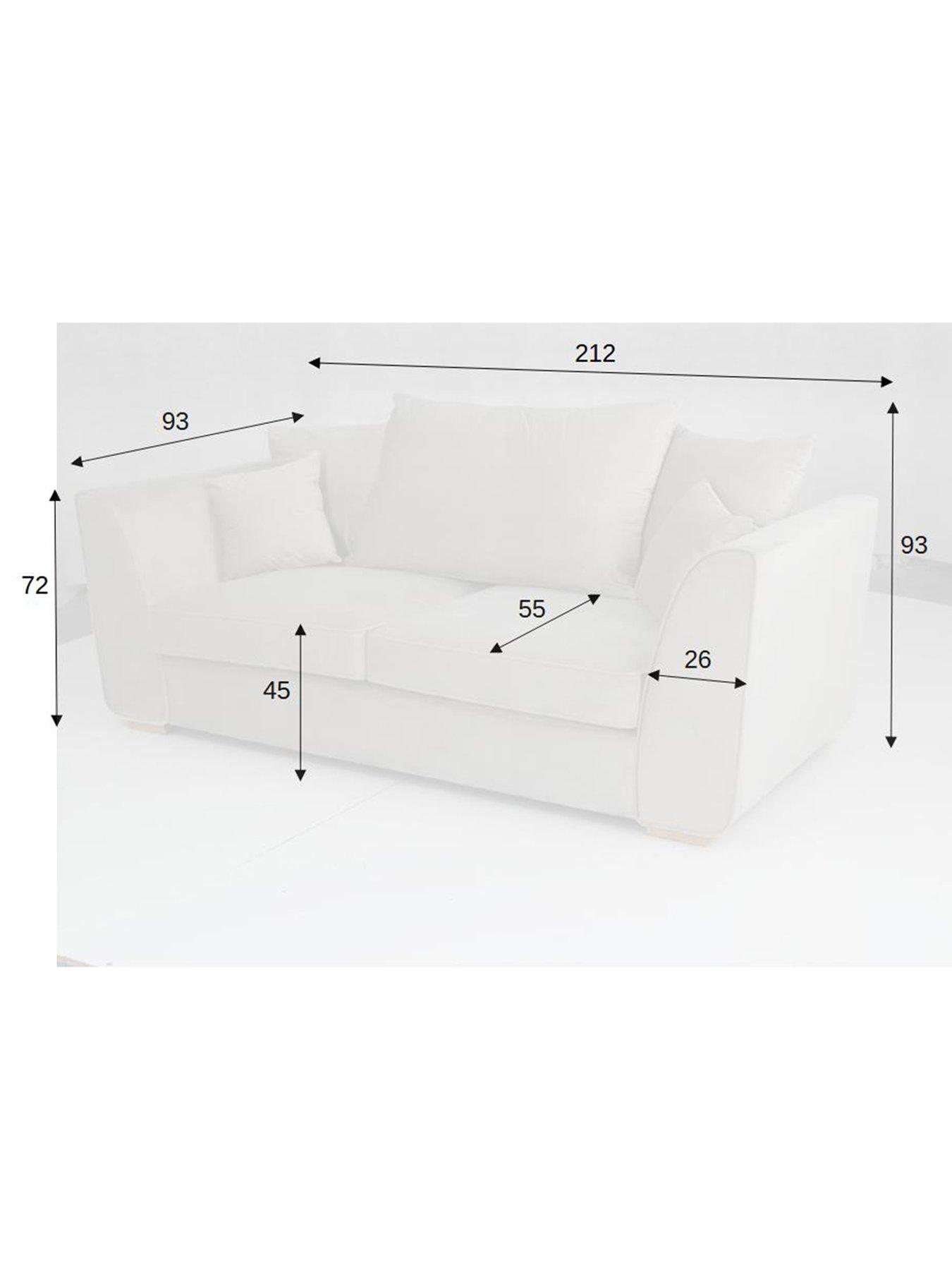  image of very-home-cairo-3-seater-fabric-sofanbsp--fsc-certified