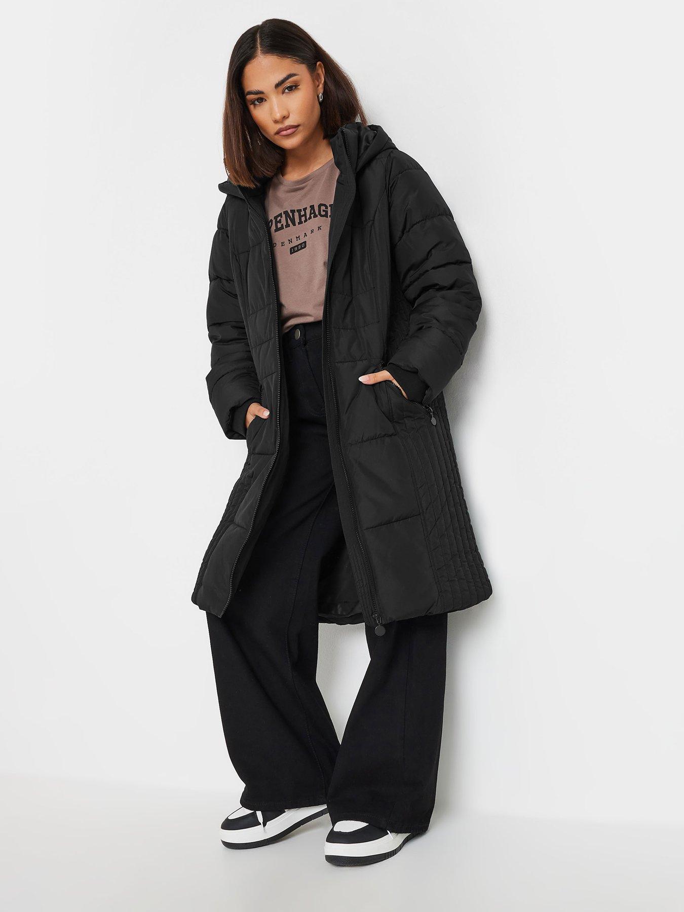 Image 3 of 4 of PixieGirl Petite Mid Weight Padded Coat - Black