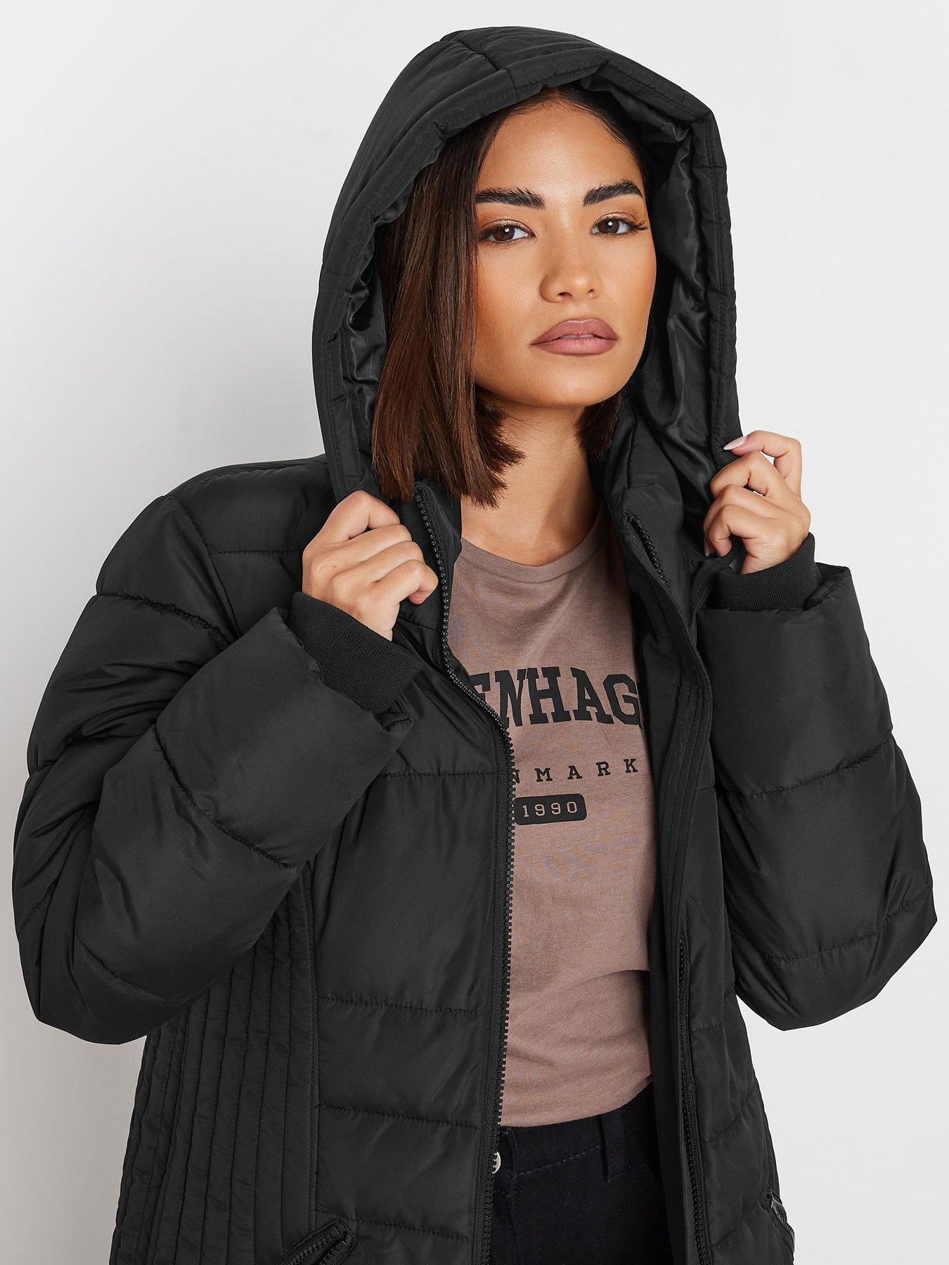 Image 4 of 4 of PixieGirl Petite Mid Weight Padded Coat - Black