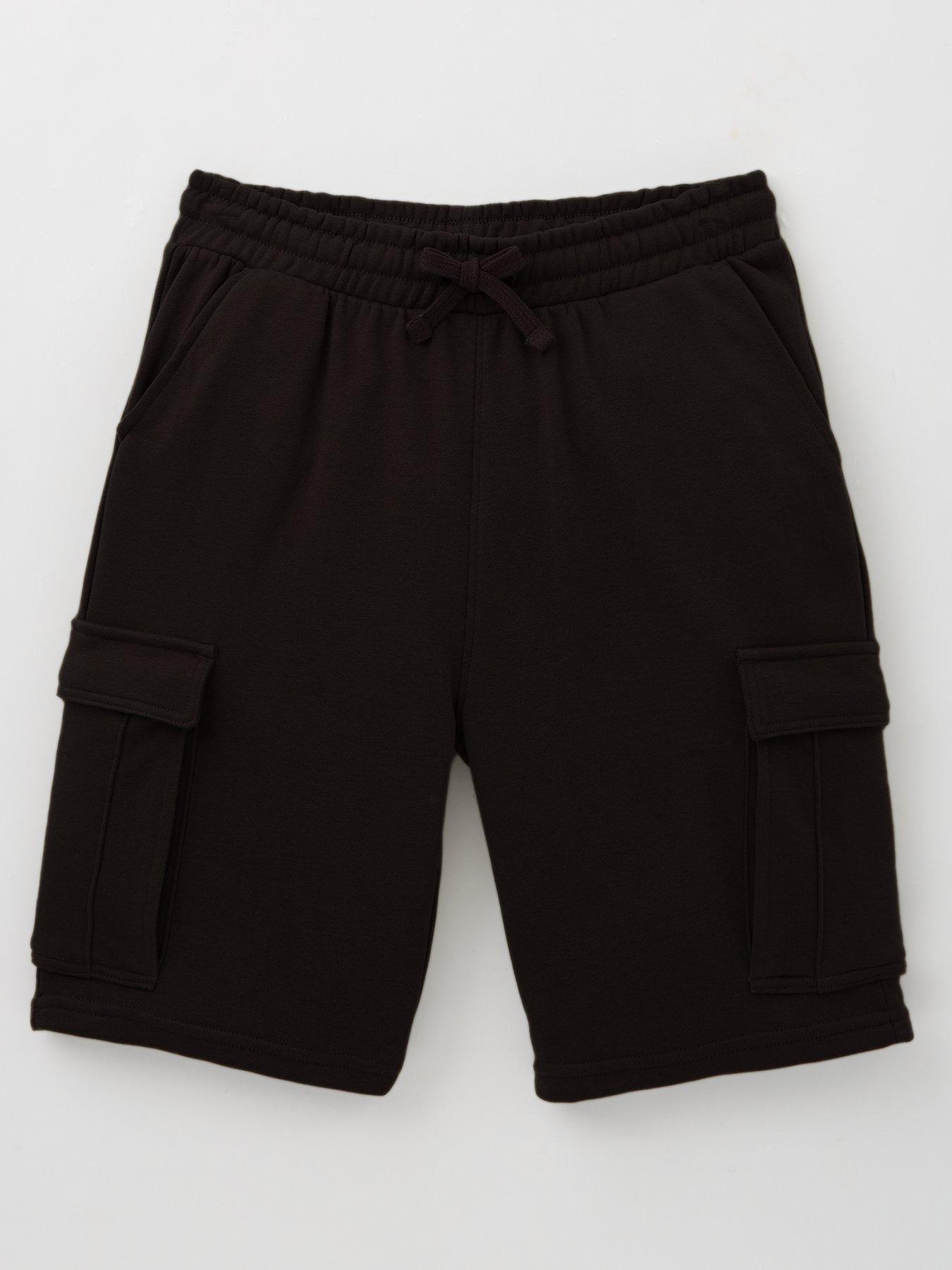 v-by-very-boys-cargo-sweat-short-black