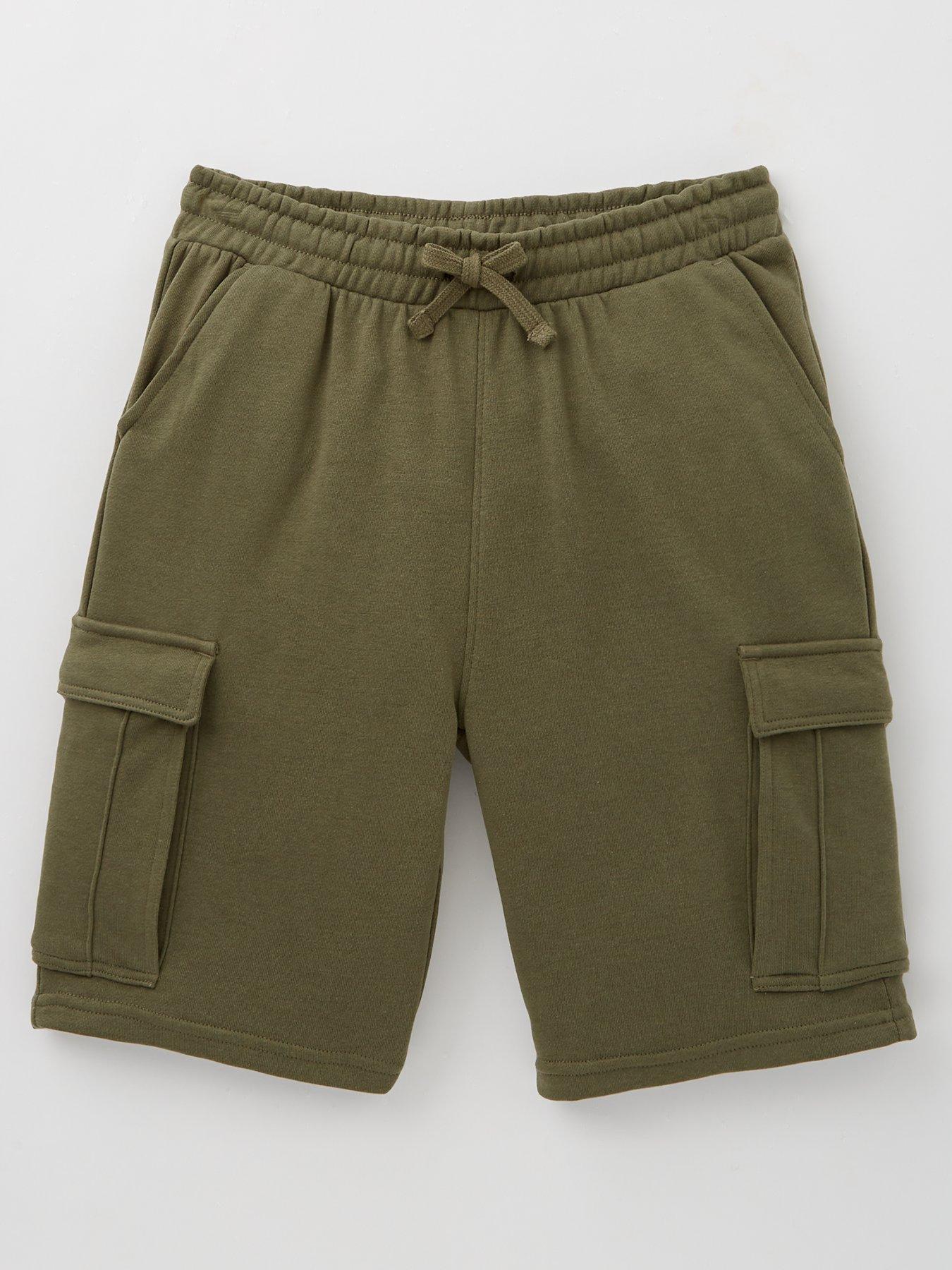 v-by-very-boys-cargo-sweat-shorts-khaki