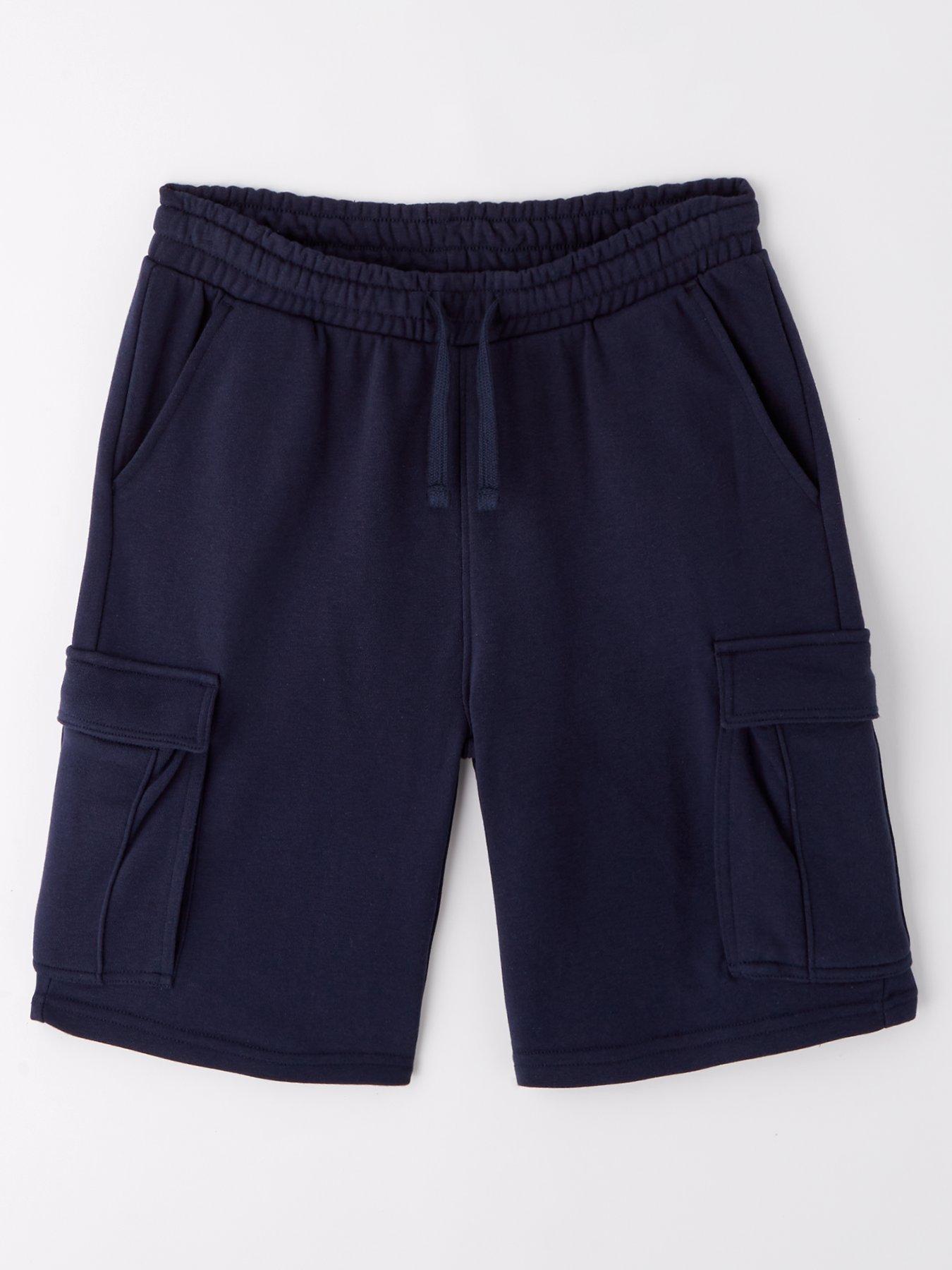 v-by-very-boys-cargo-sweat-shorts-navy