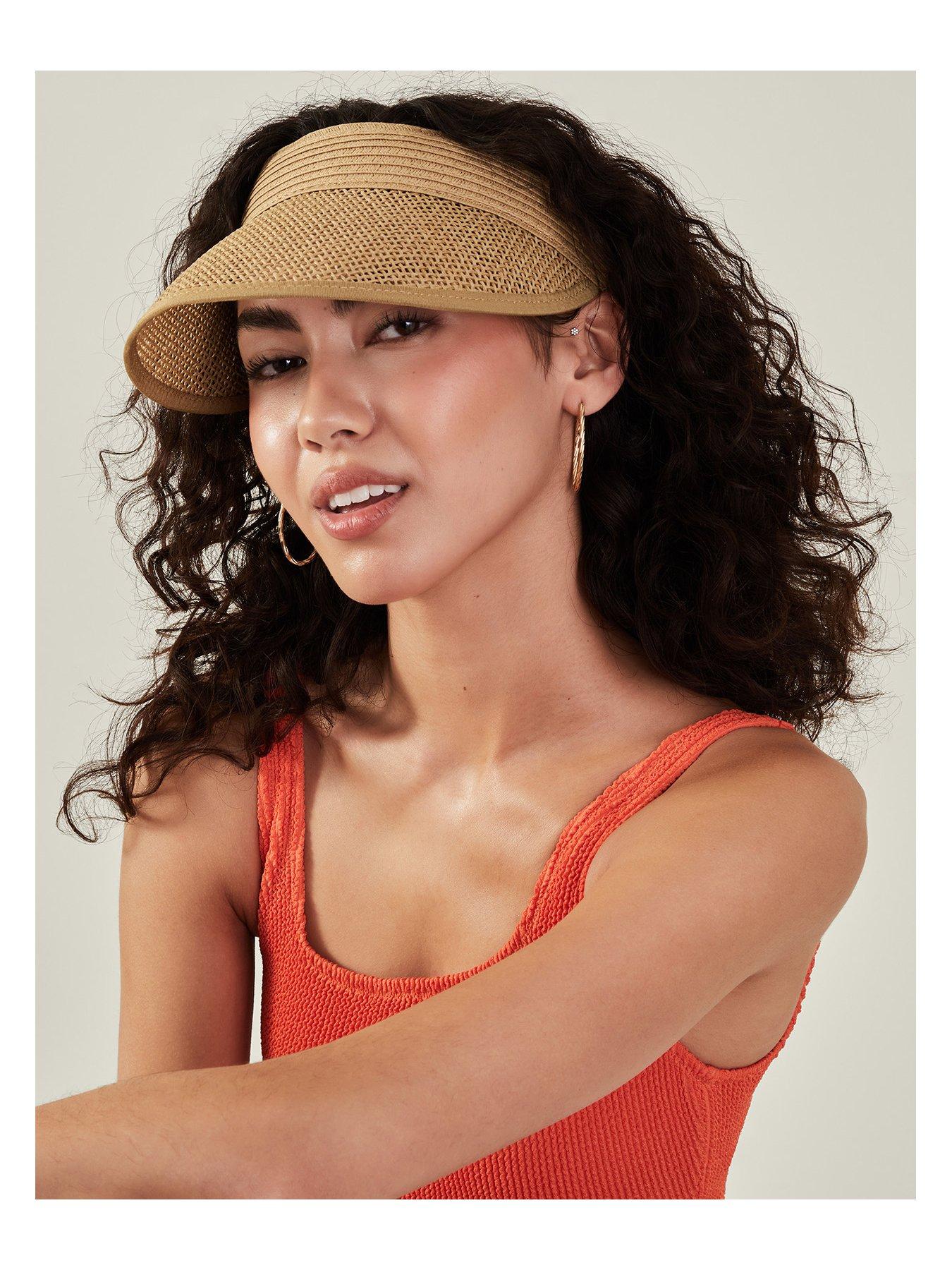 Image 2 of 4 of Accessorize Woven Visor