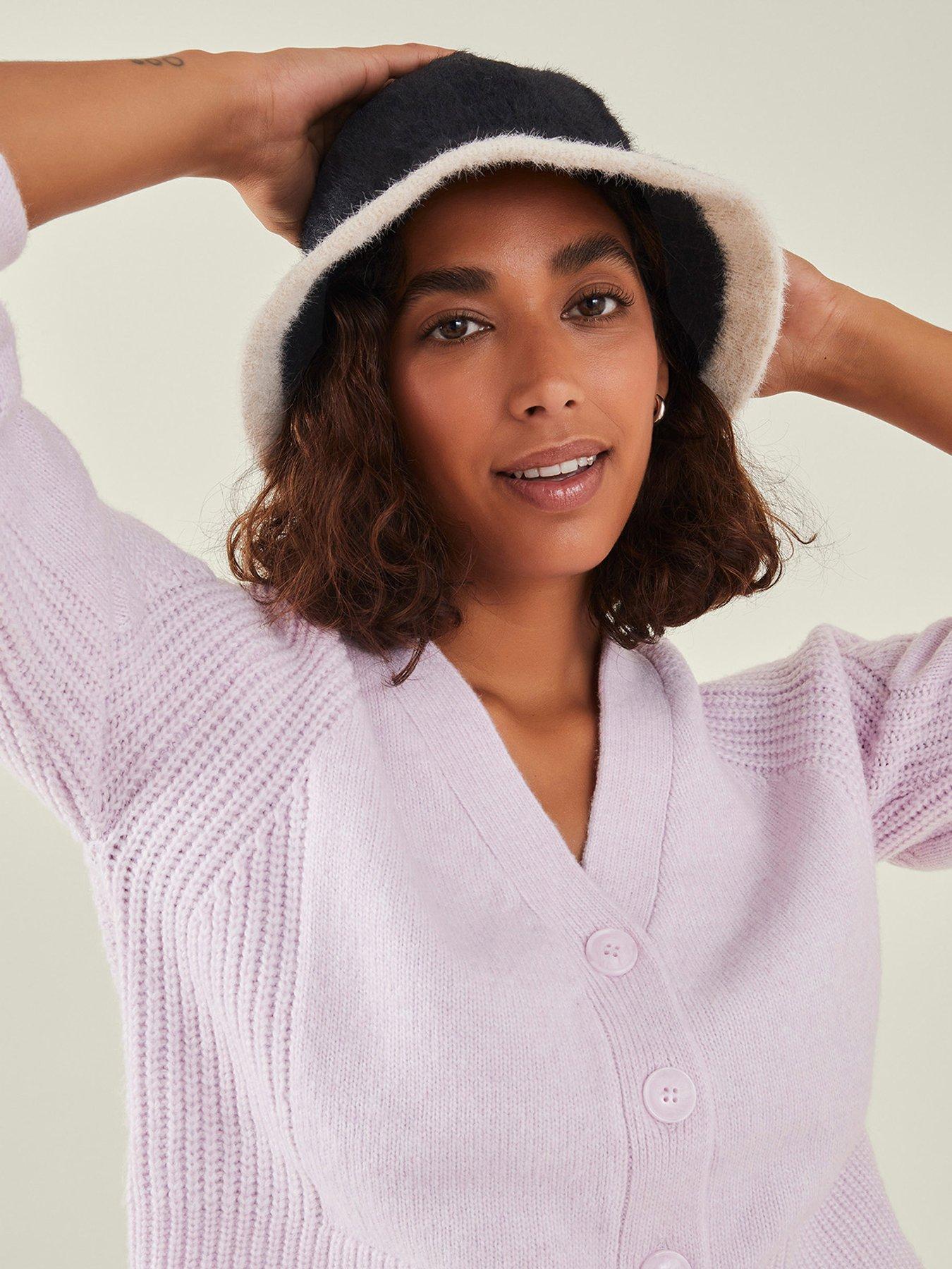 Image 2 of 4 of Accessorize Fluffy Bucket Stripe