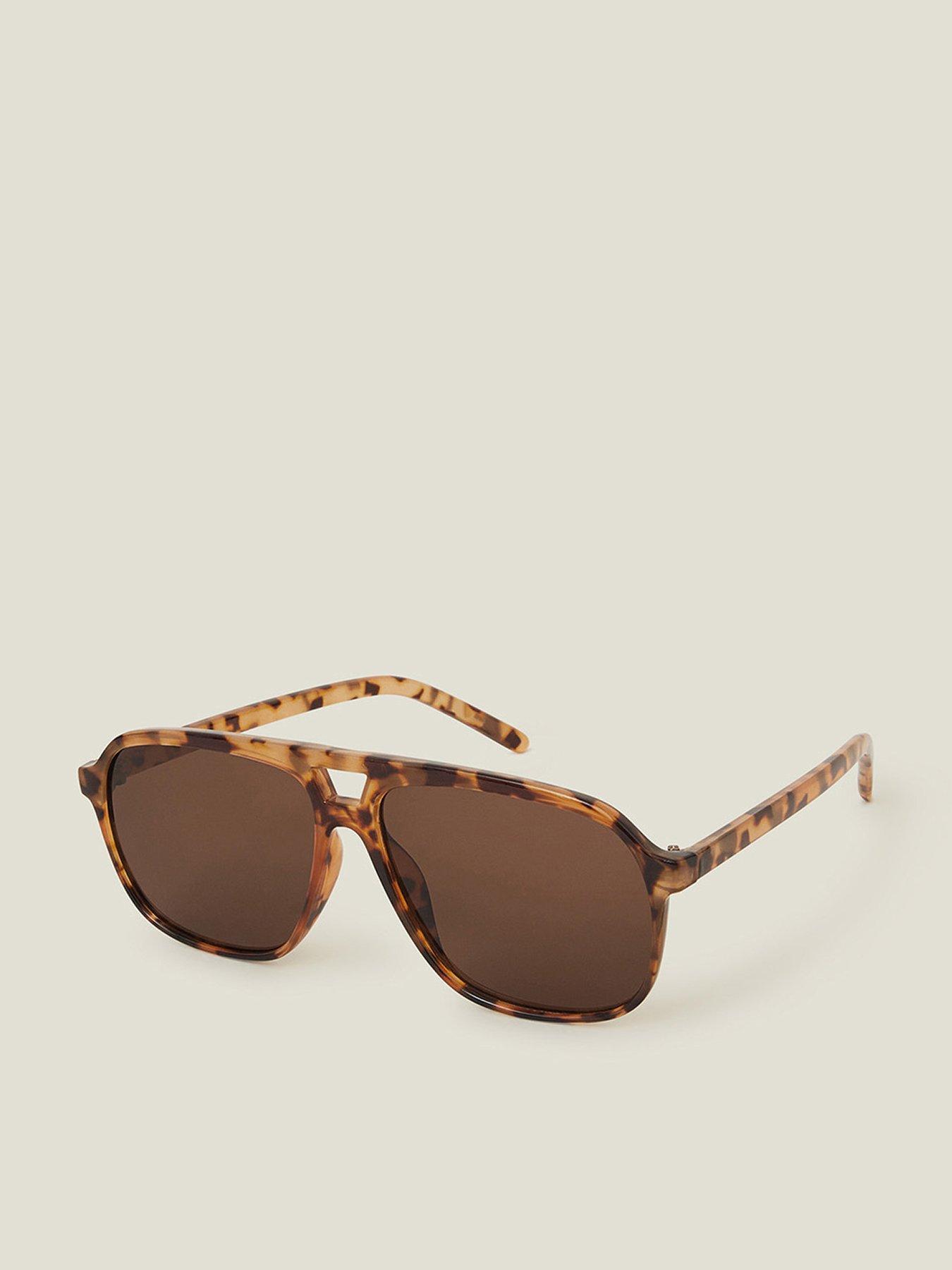 accessorize-tort-retro-aviator-sunglasses-multi