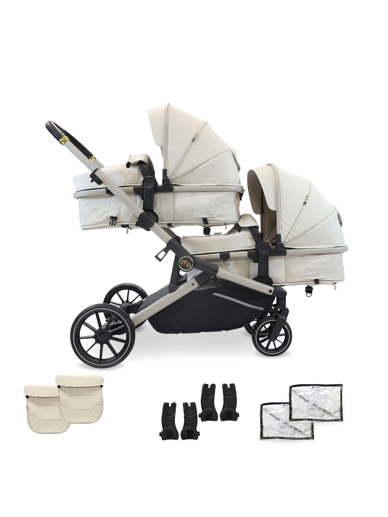 undefined MB33 Tandem Pushchair - Ivory
