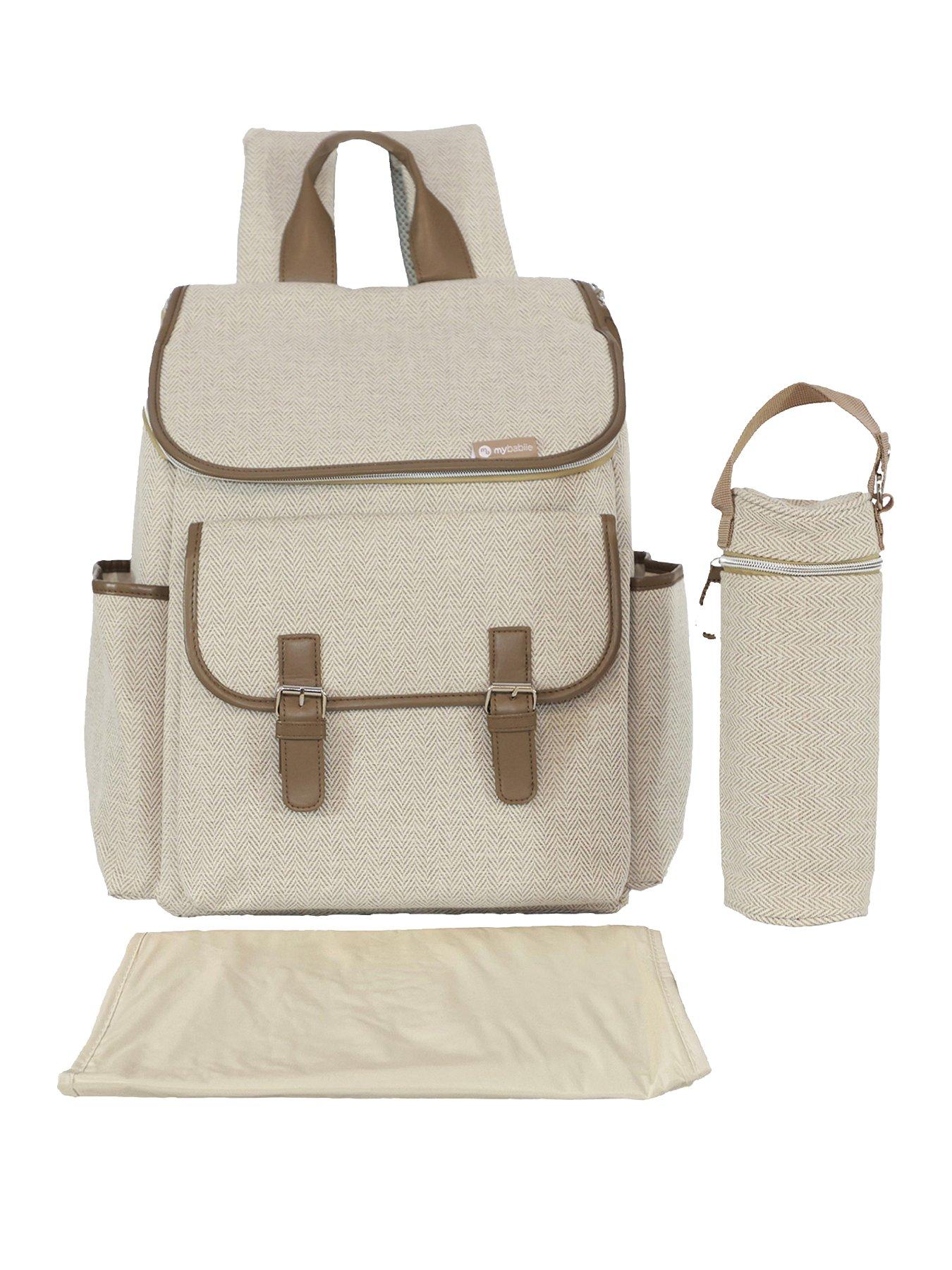 undefined Herringbone Back Pack Changing Bag