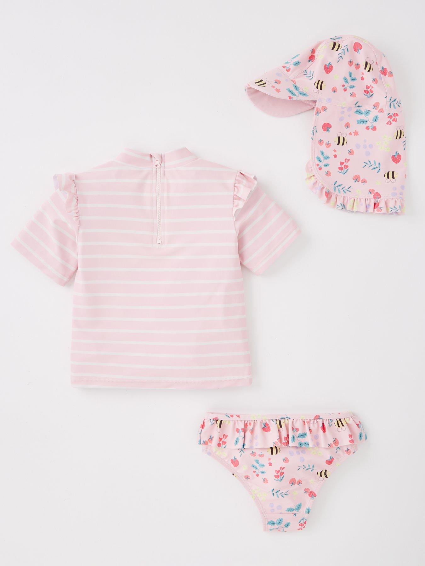  image of mini-v-by-very-girls-3-piece-bumblebee-sunsafe-set-pink