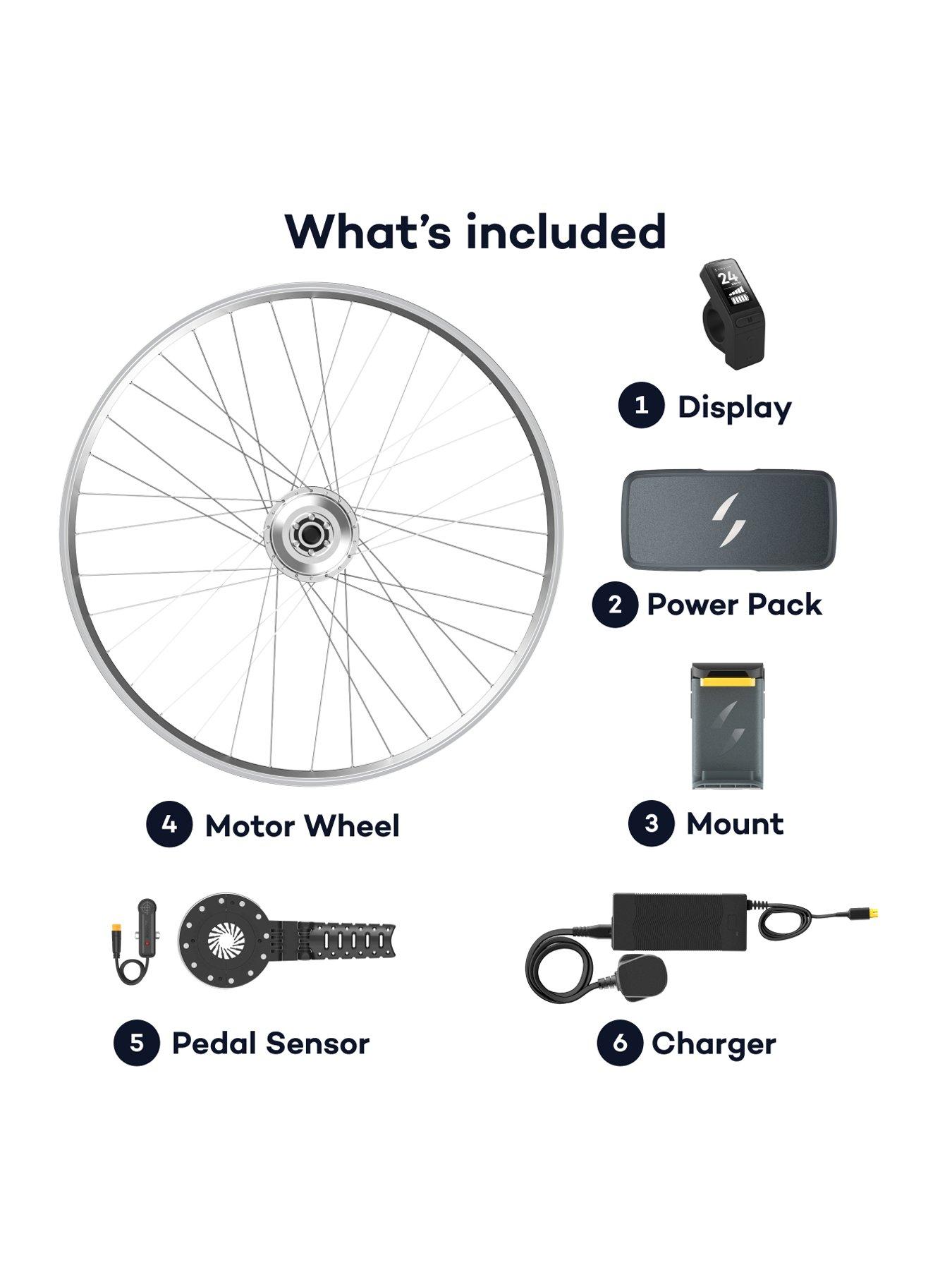 Image 4 of 8 of Swytch Kit 700c. 26-inch&nbsp;and 29 Inch wheel Black, 9mm Axle, Max Battery, Base Display