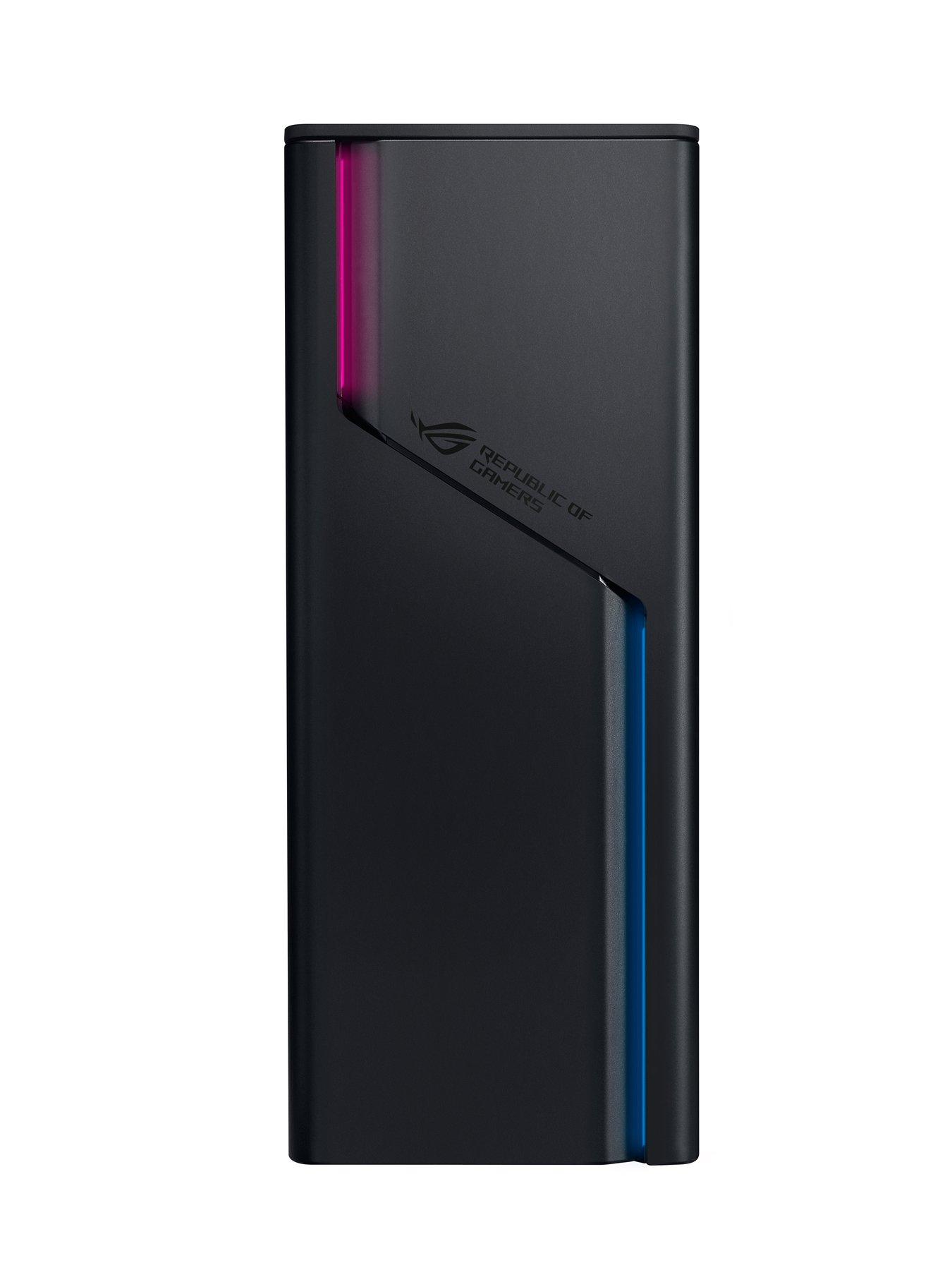  image of asus-rog-g22nbspgaming-desktop-geforce-rtx-4070-supernbspintel-core-i7nbsp32gb-ram-1tb-ssd-black